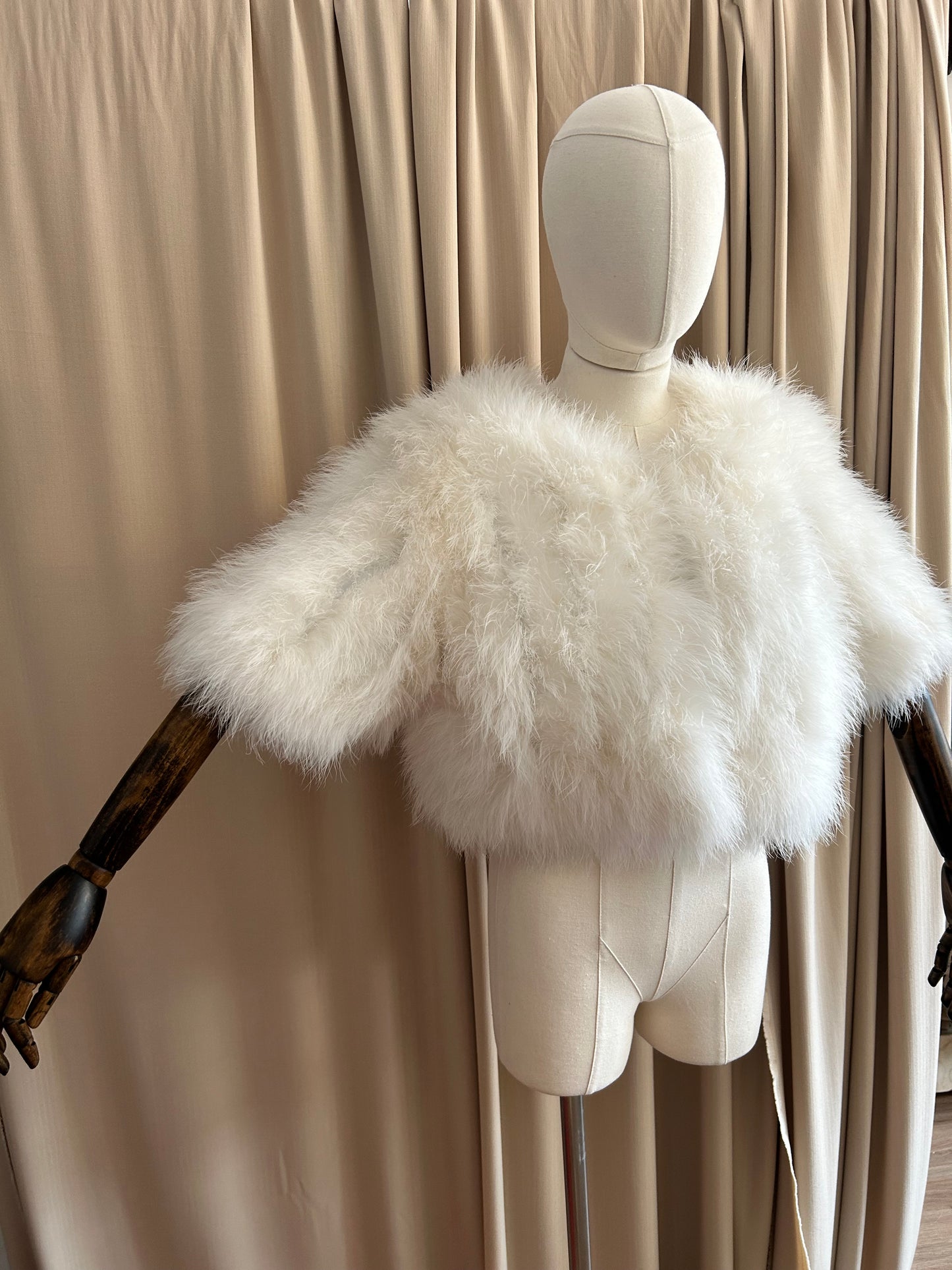 Ann Green Ostrich Feather Jacket