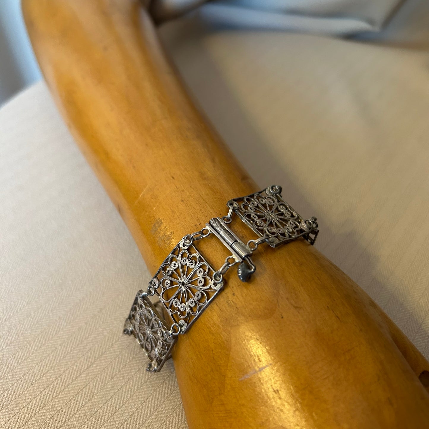 Silver Filigree Bracelet