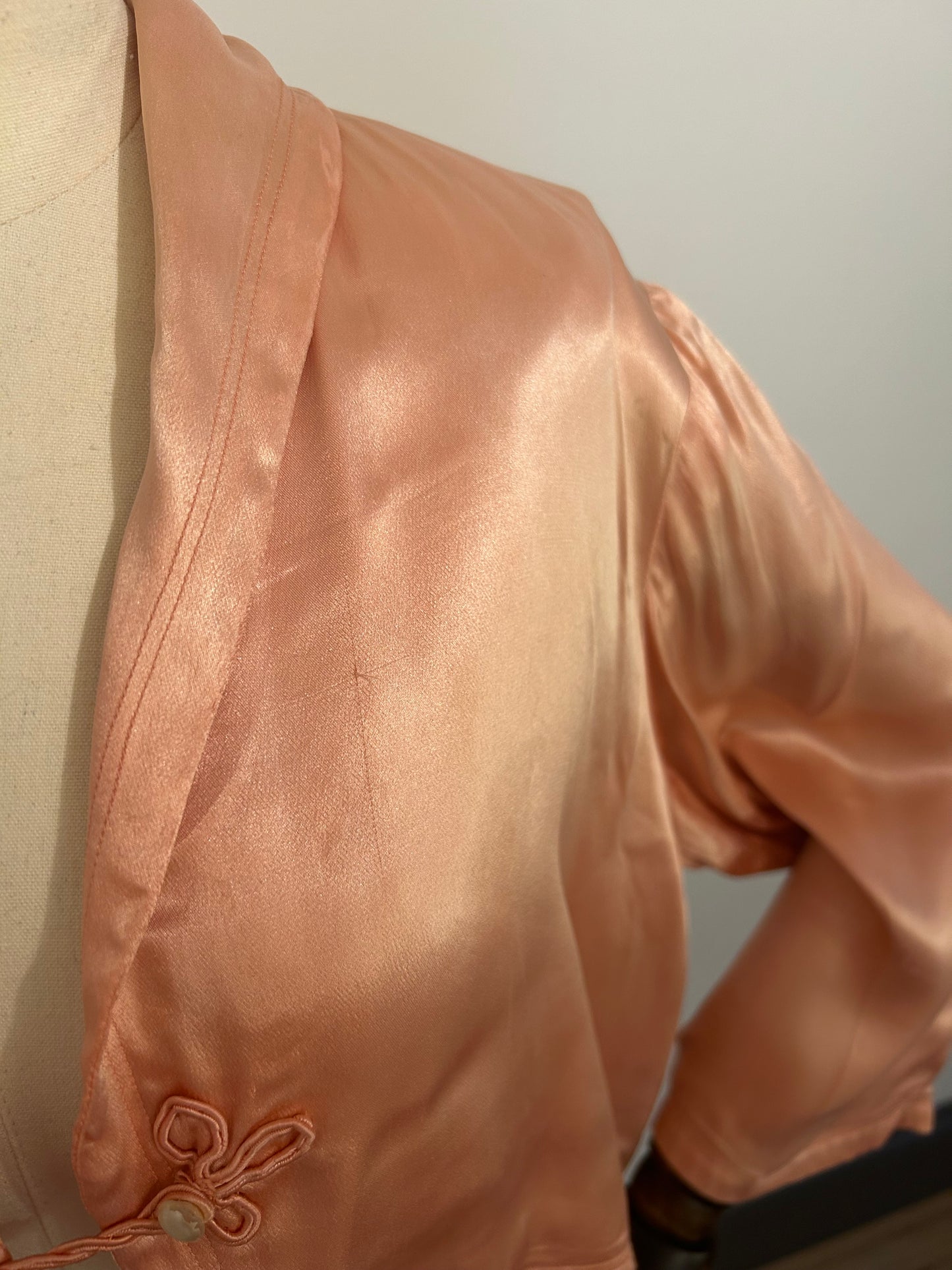 Dusty Pink Bed Jacket