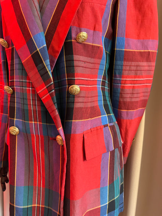 Ralph Lauren Tartan Blazer