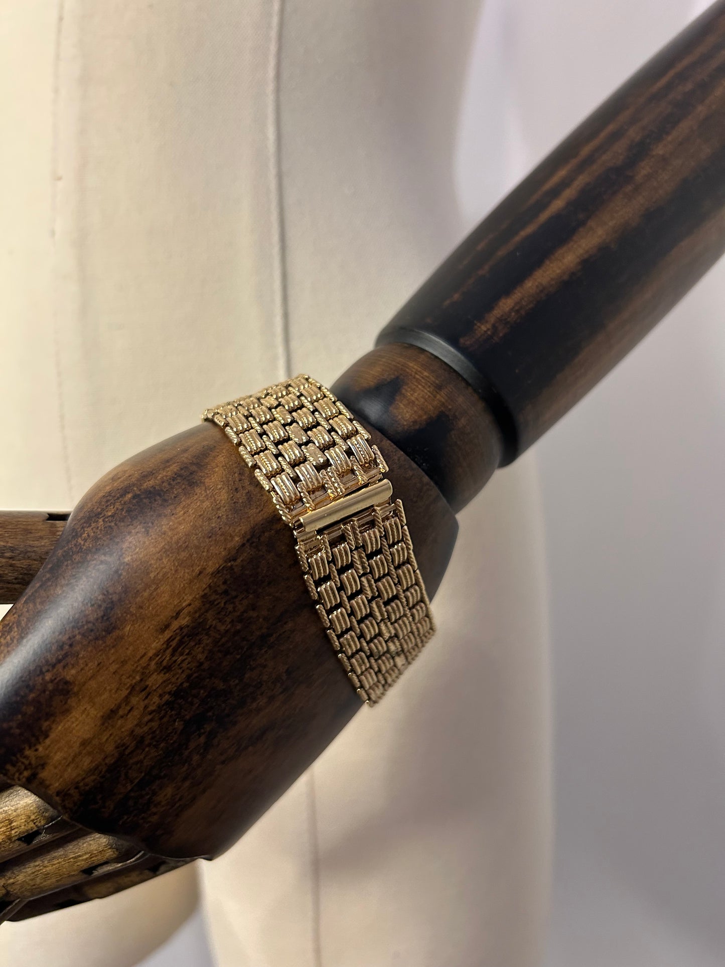 Statement Gold Tone Chain Link Bracelet