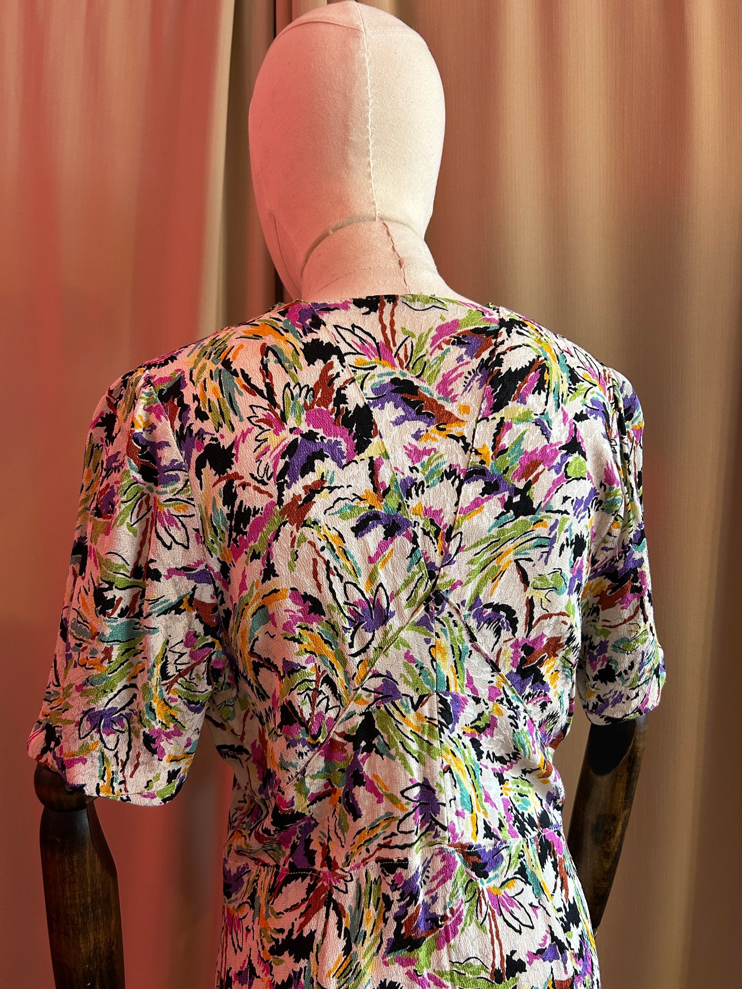 Printed 30s Day Dress
