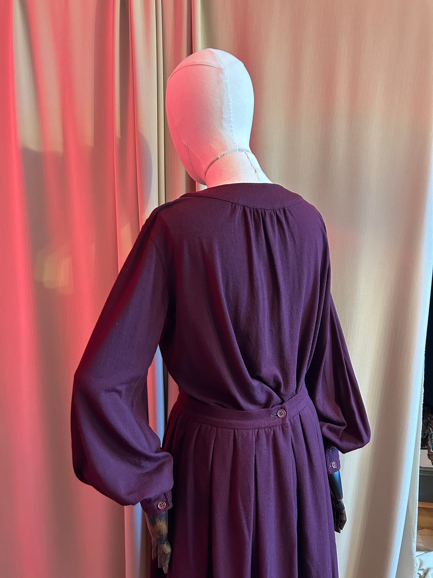 YSL Burgundy Two Piece