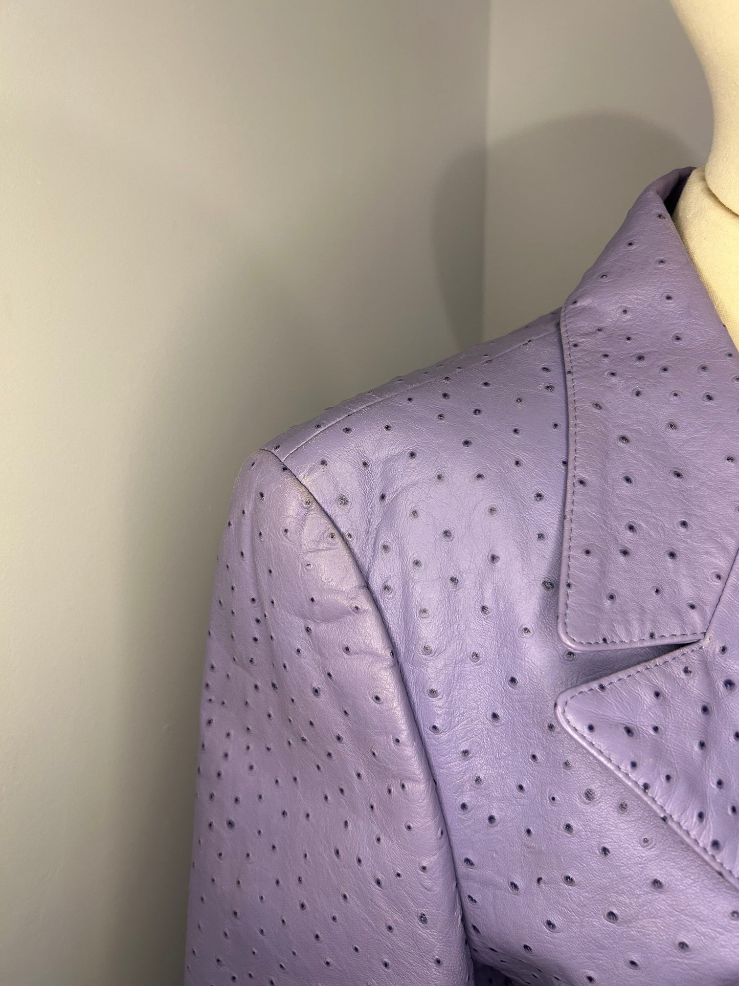 Escada Leather Blazer