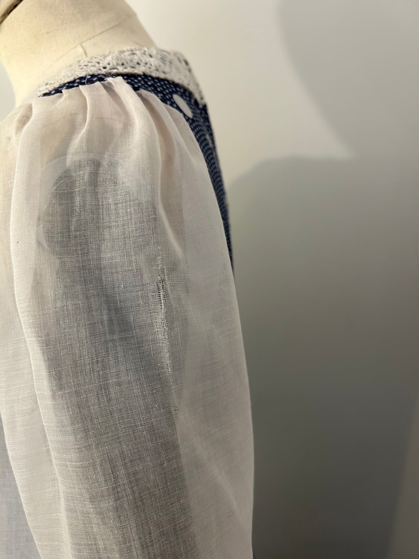 Blue Printed Prairie dress