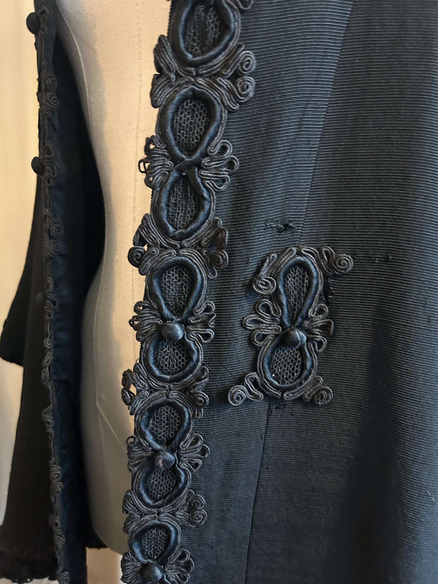 Victorian Embellished Mourning Jacket