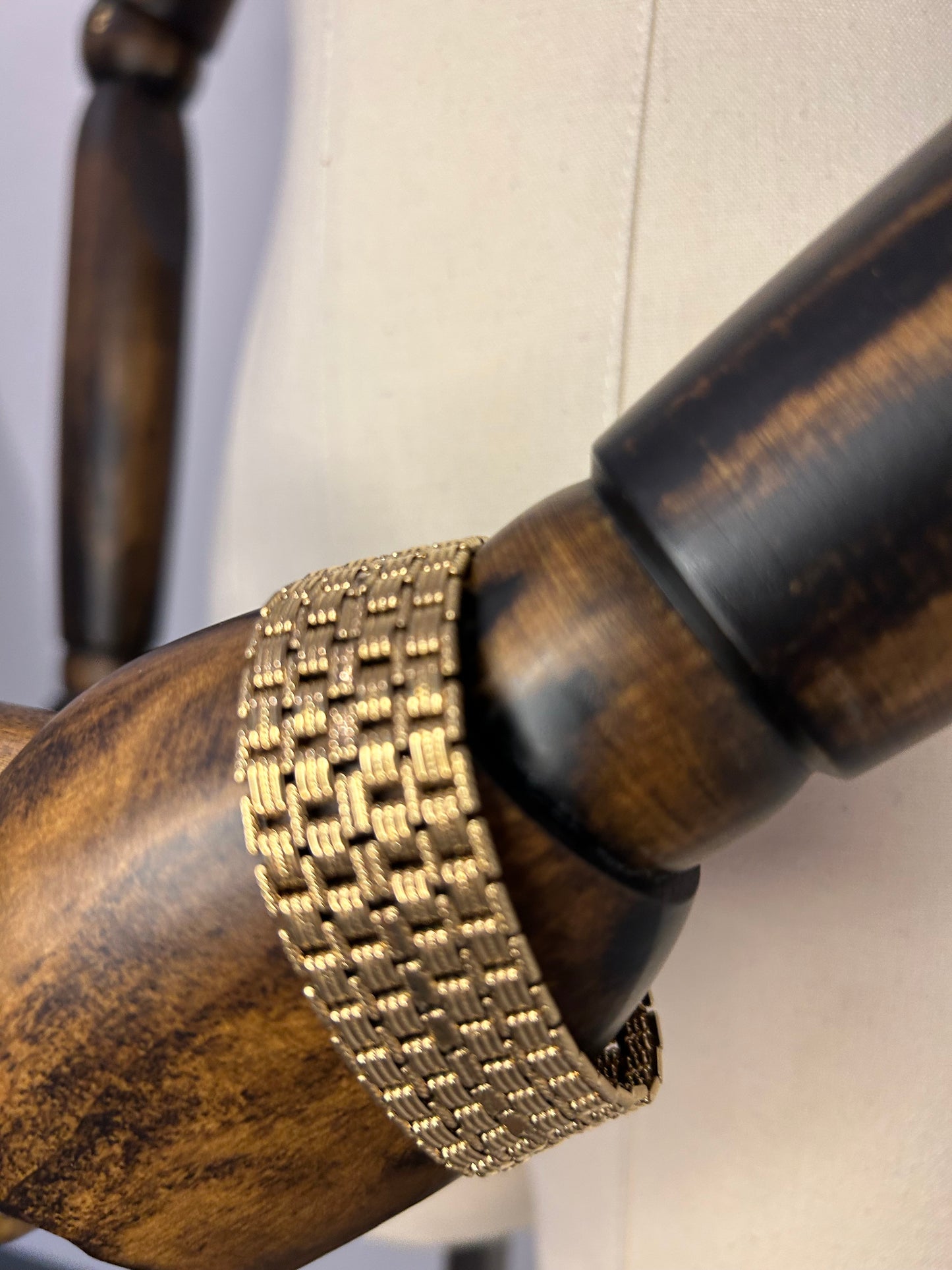 Statement Gold Tone Chain Link Bracelet