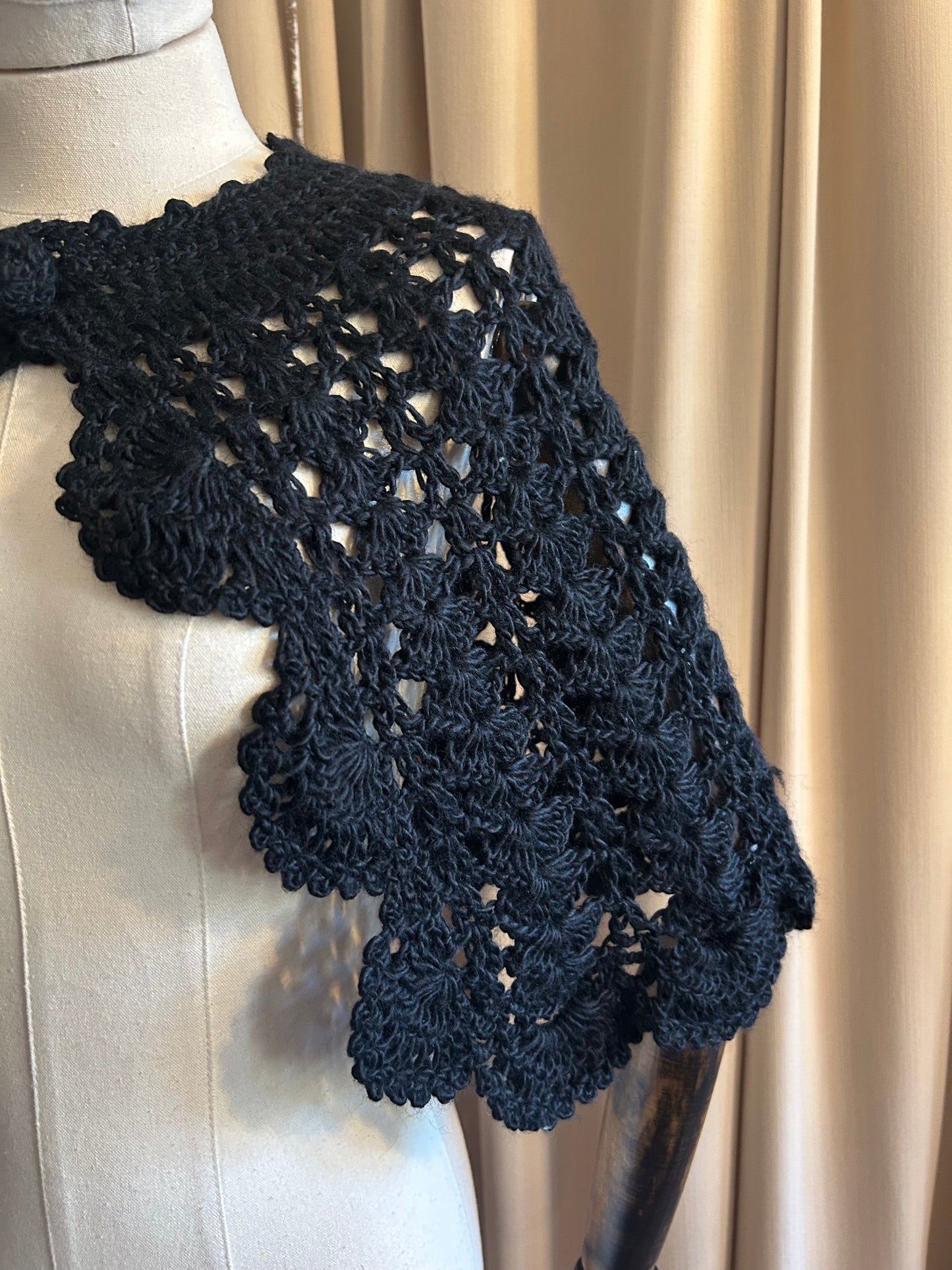 Hand Knit Shoulder Cape