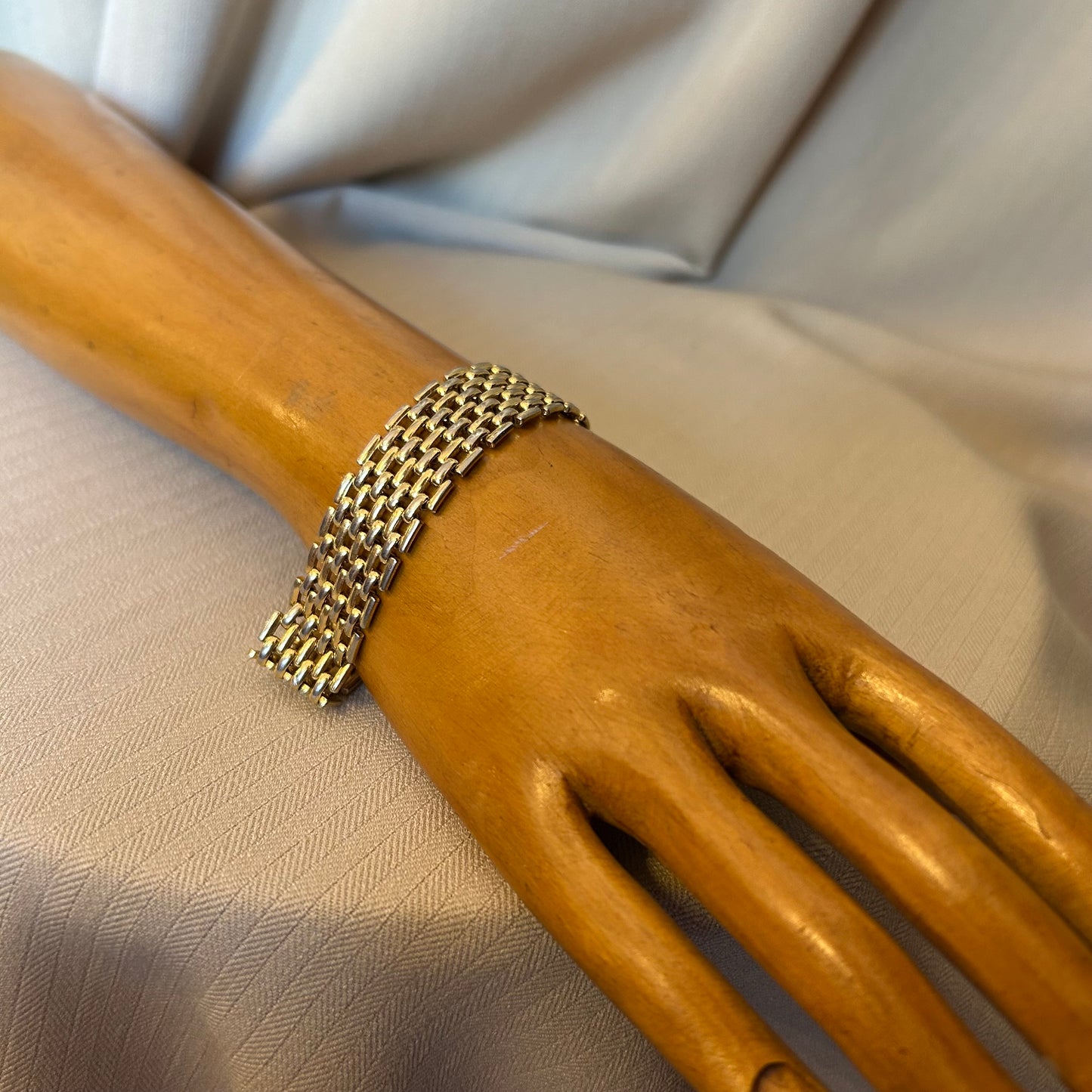 Mesh Brick Link Bracelet