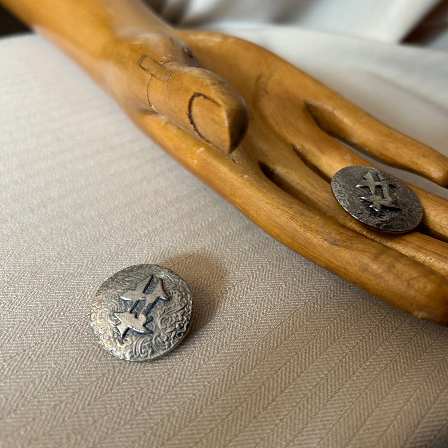 Silver Symbol Clip Ons