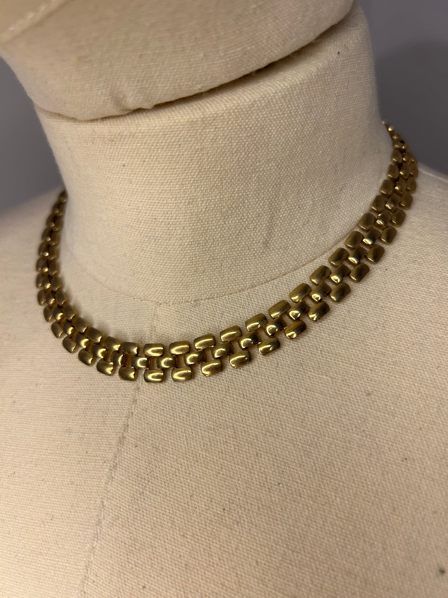 Chain Link Gold Tone Necklace