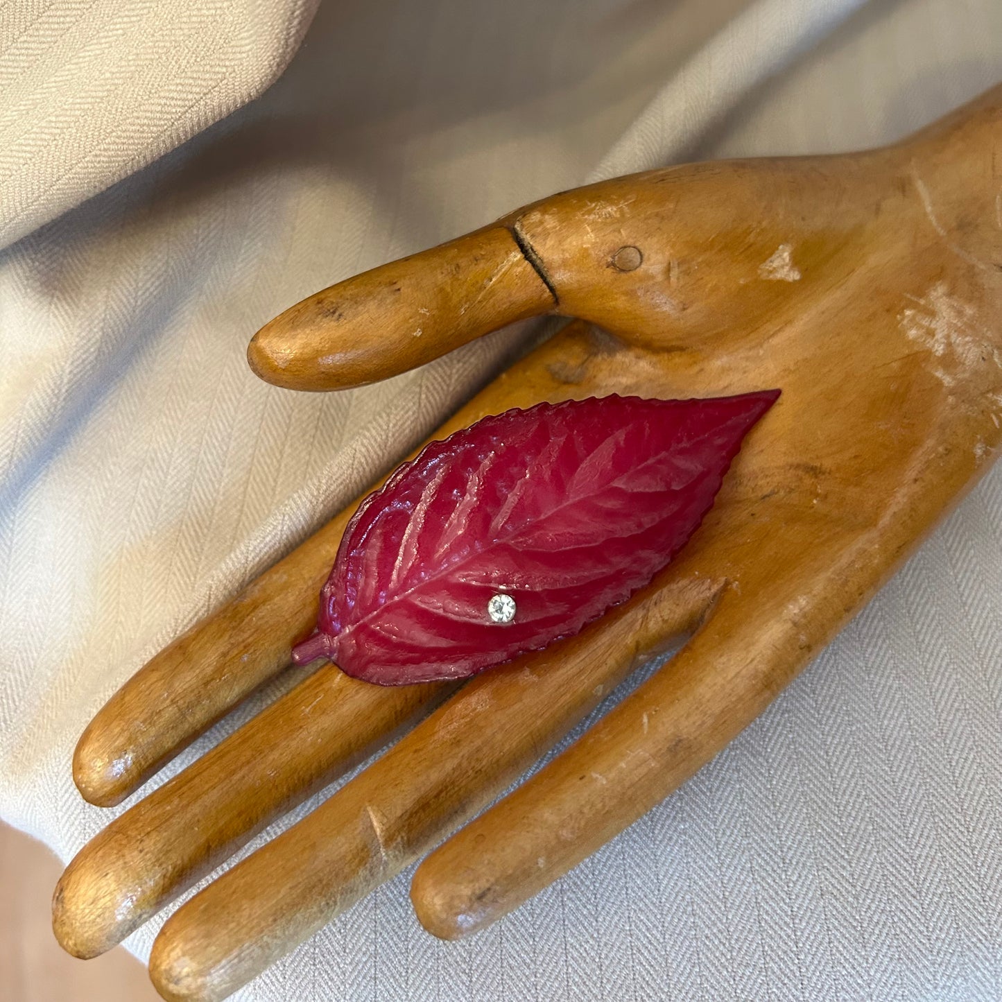 Danish Leaf Brooch