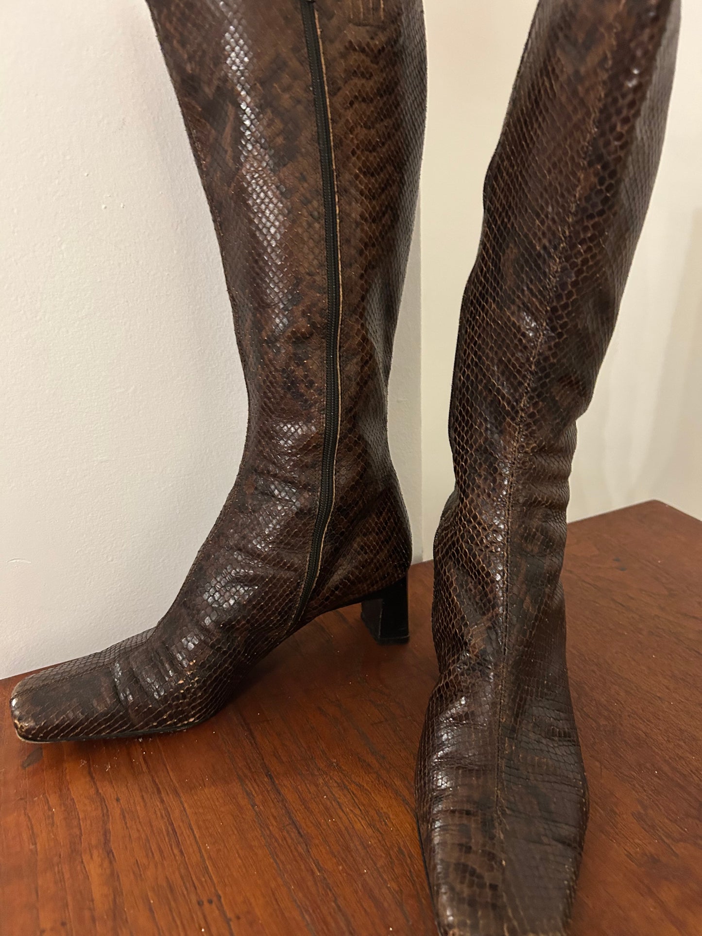 Snakeskin Boots