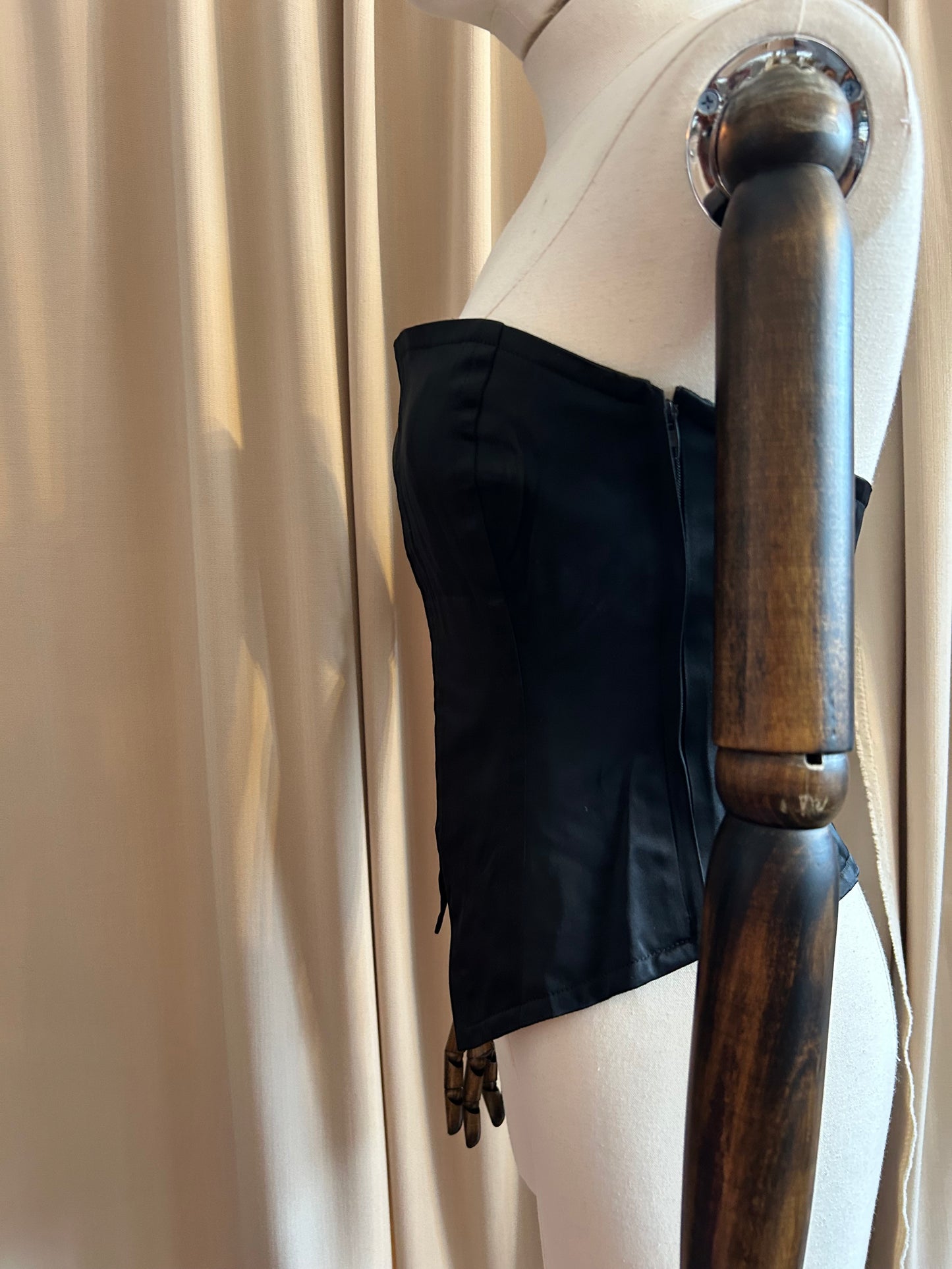 YSL Satin Corset