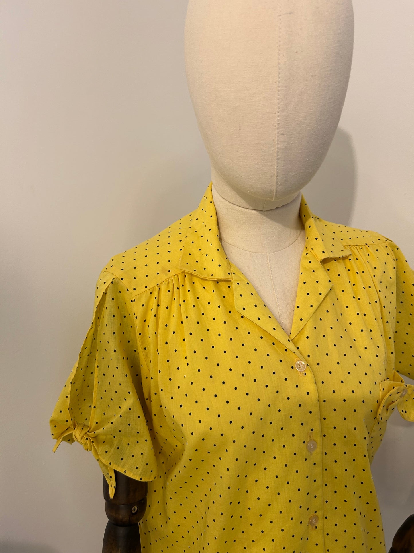 Yellow Polka Dot Blouse