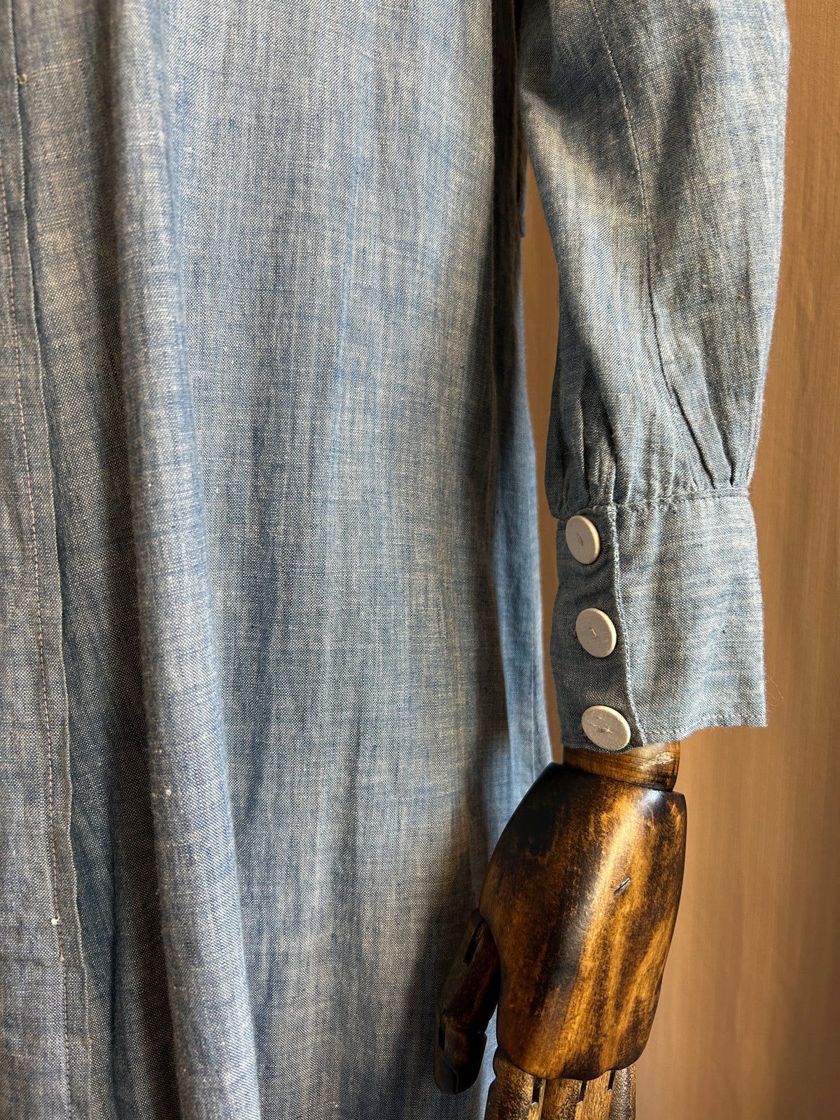 Antique Blue Cotton Dress
