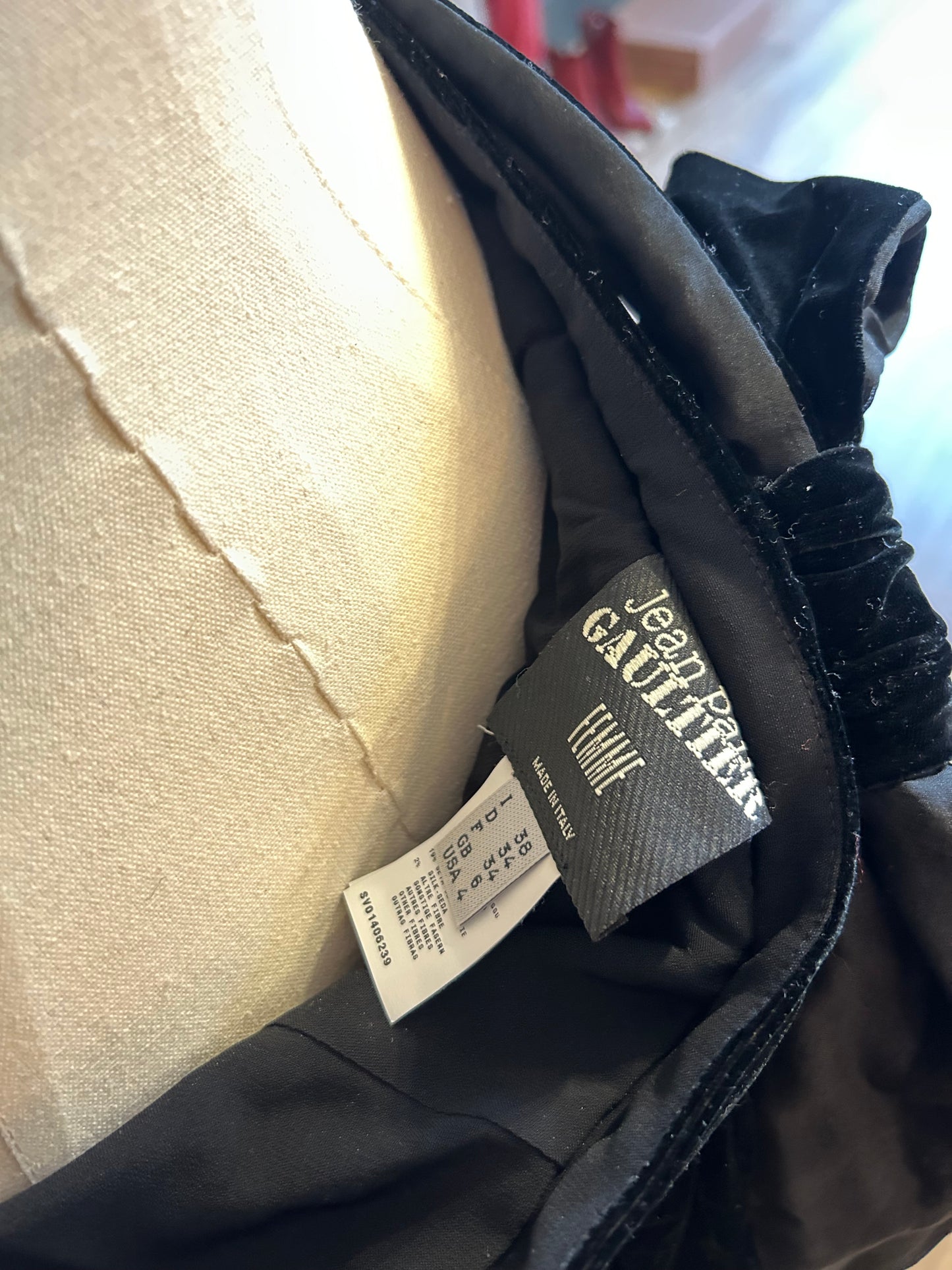 Jean Paul Gaultier Velvet Skirt