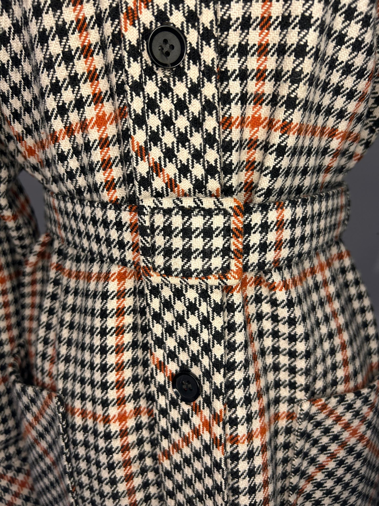 Wool Check Shacket