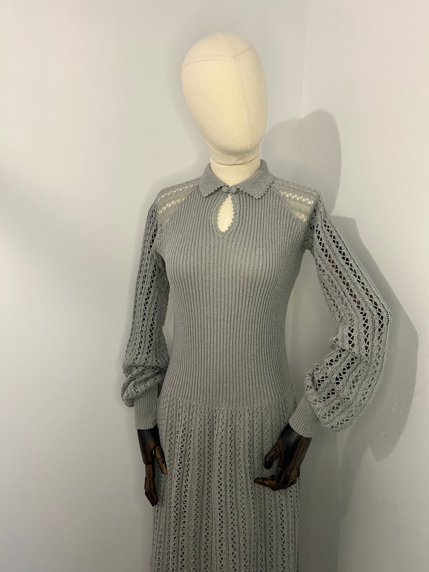 Grey Knitted Dress