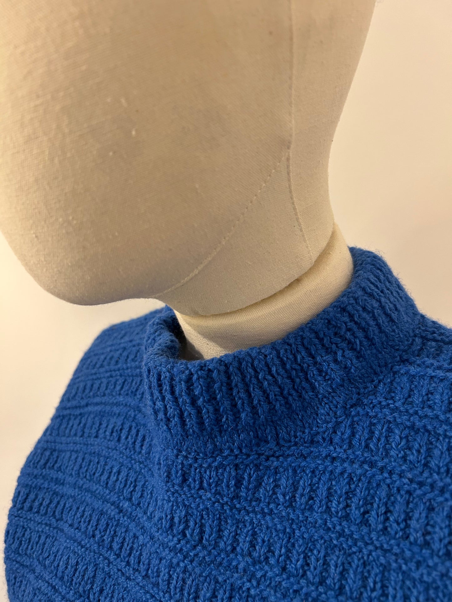 Electric Blue Knitted Jumper