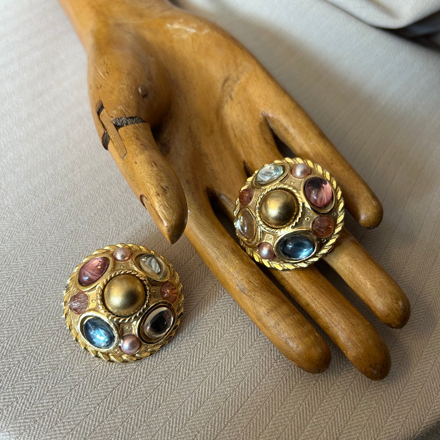 1980s Statement Clip Ons