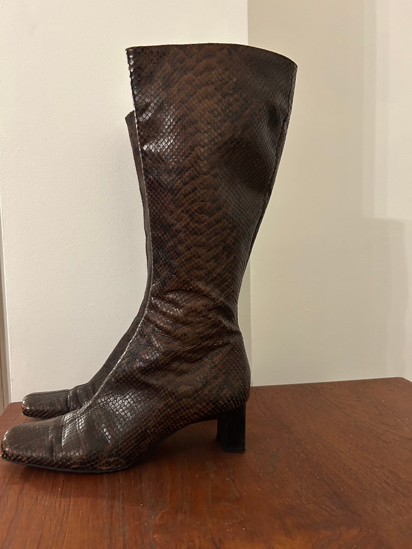 Snakeskin Boots