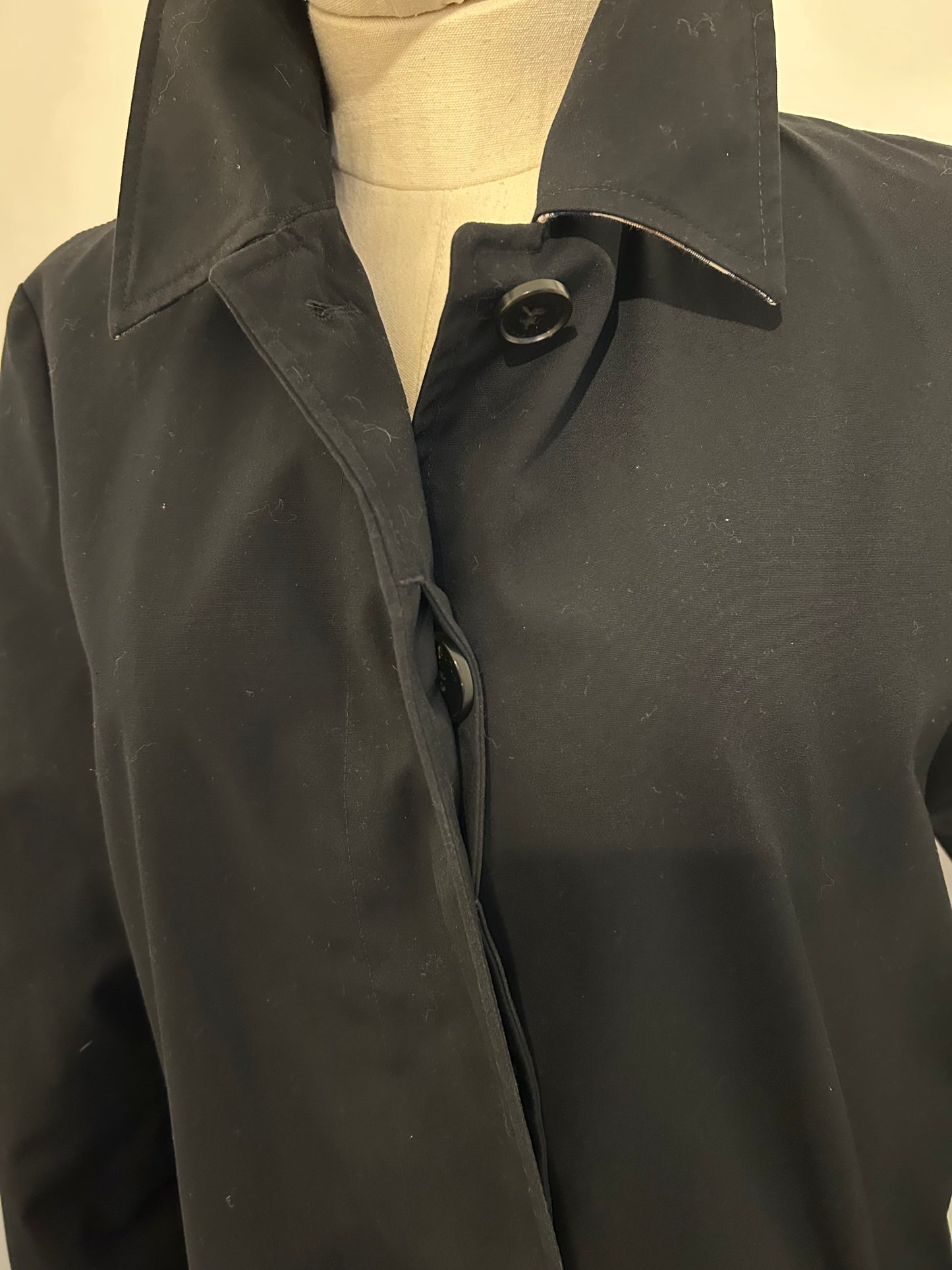 Black Aquascutum Trench