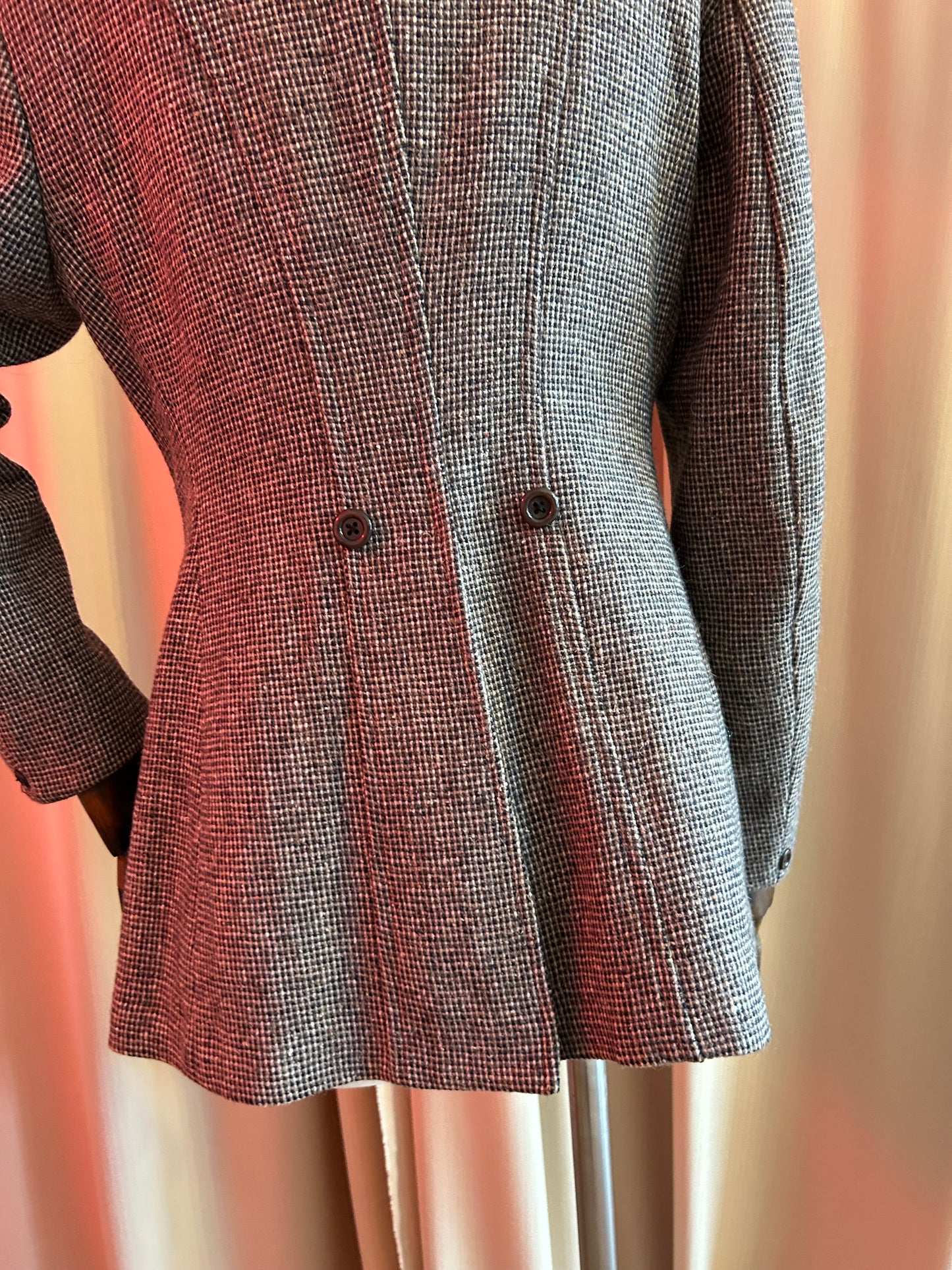 Fitted Tweed Blazer