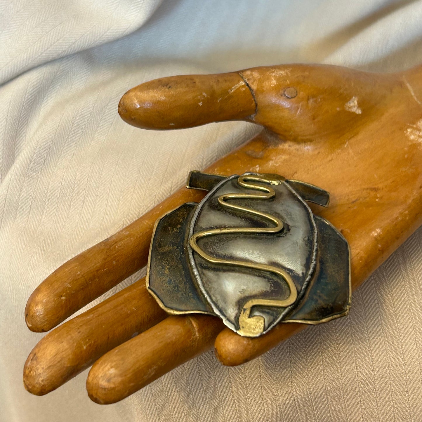 Brutalist Brooch