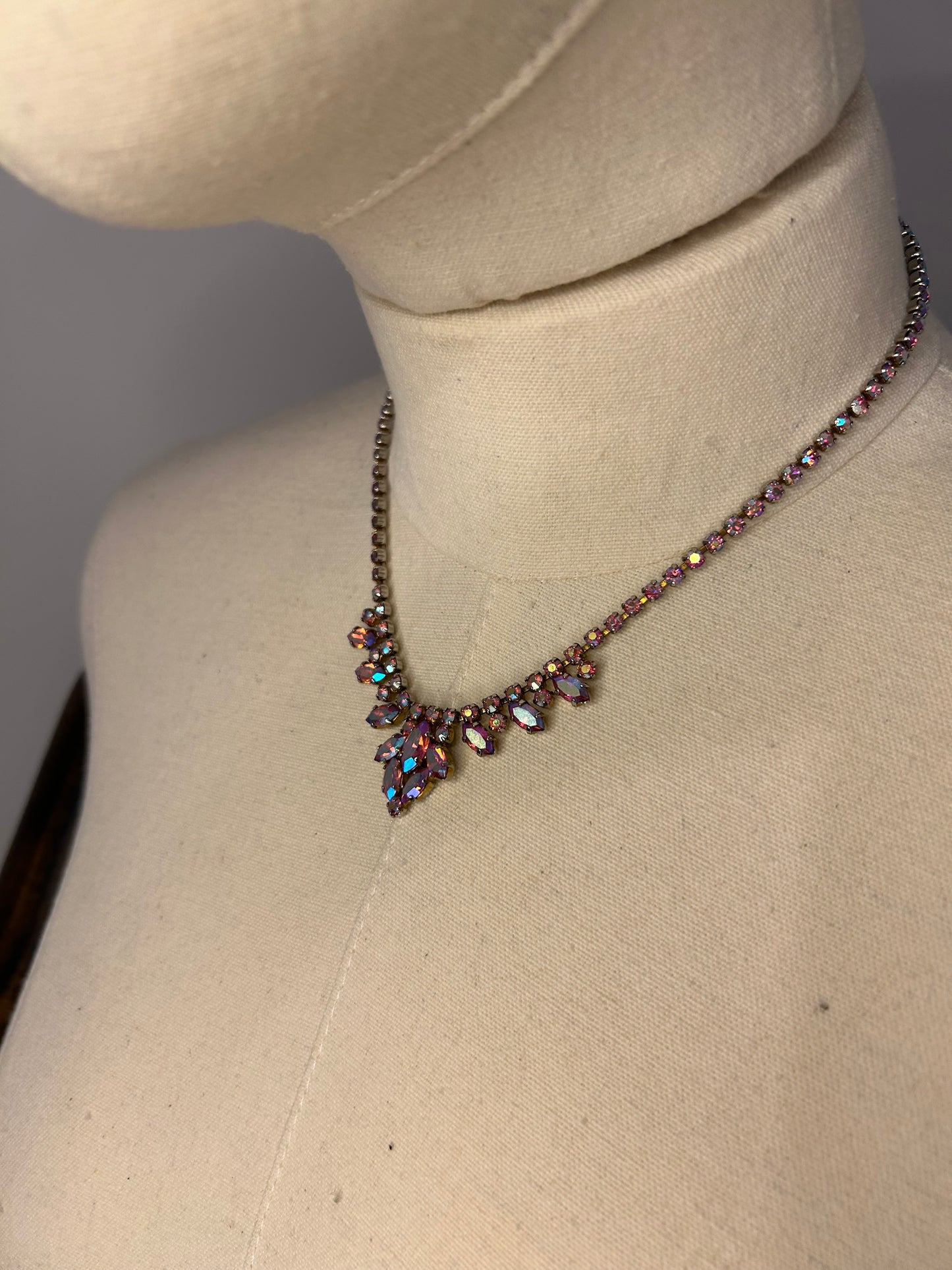 Pink Diamanté Necklace