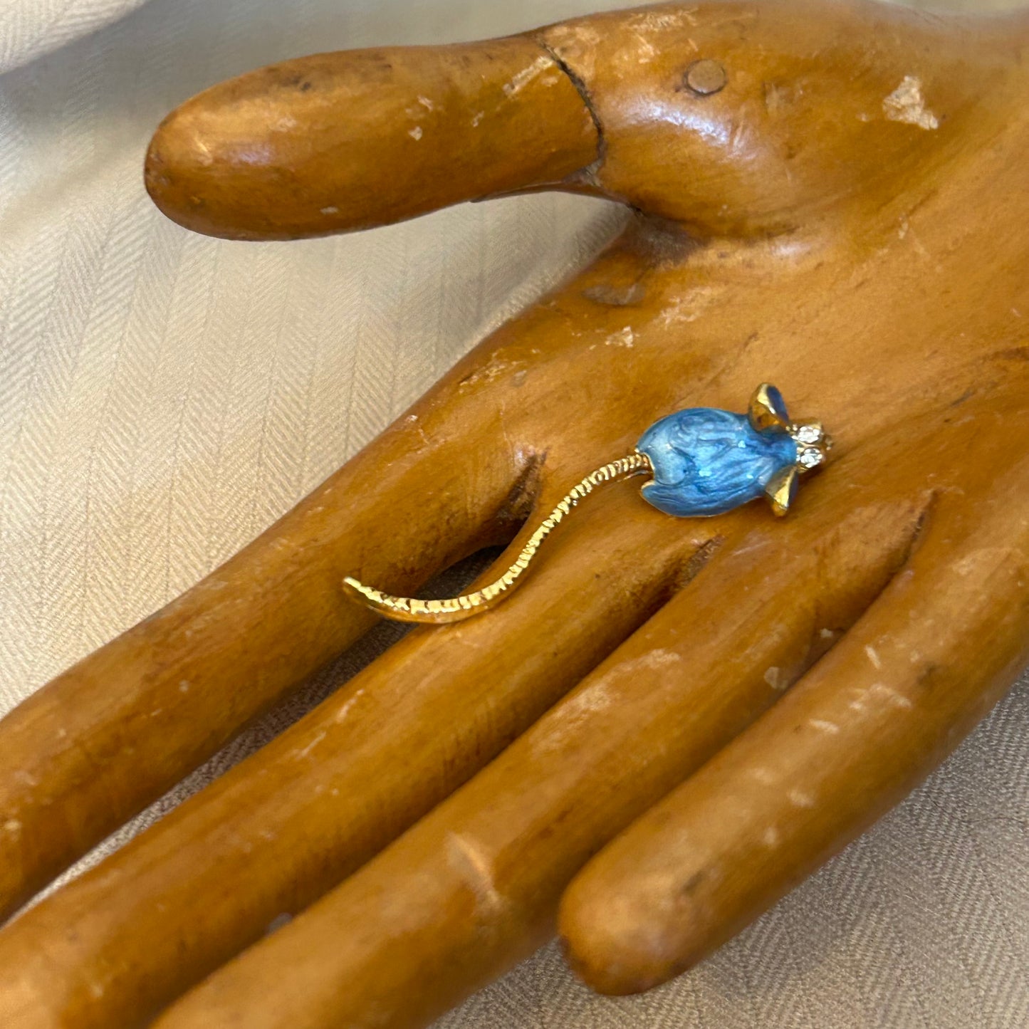 Tiny Mouse Brooch