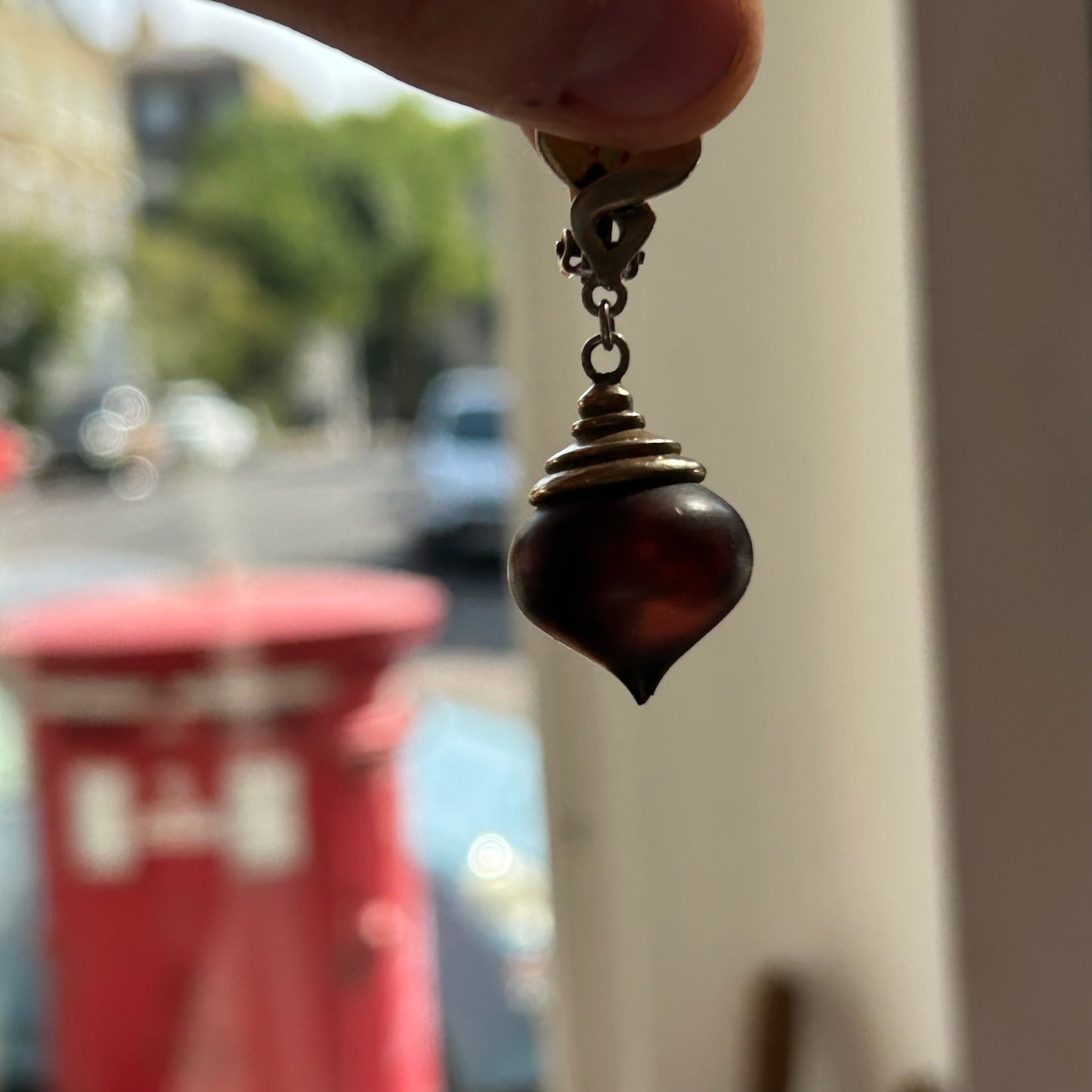 Sterling Bulbous Clip On
