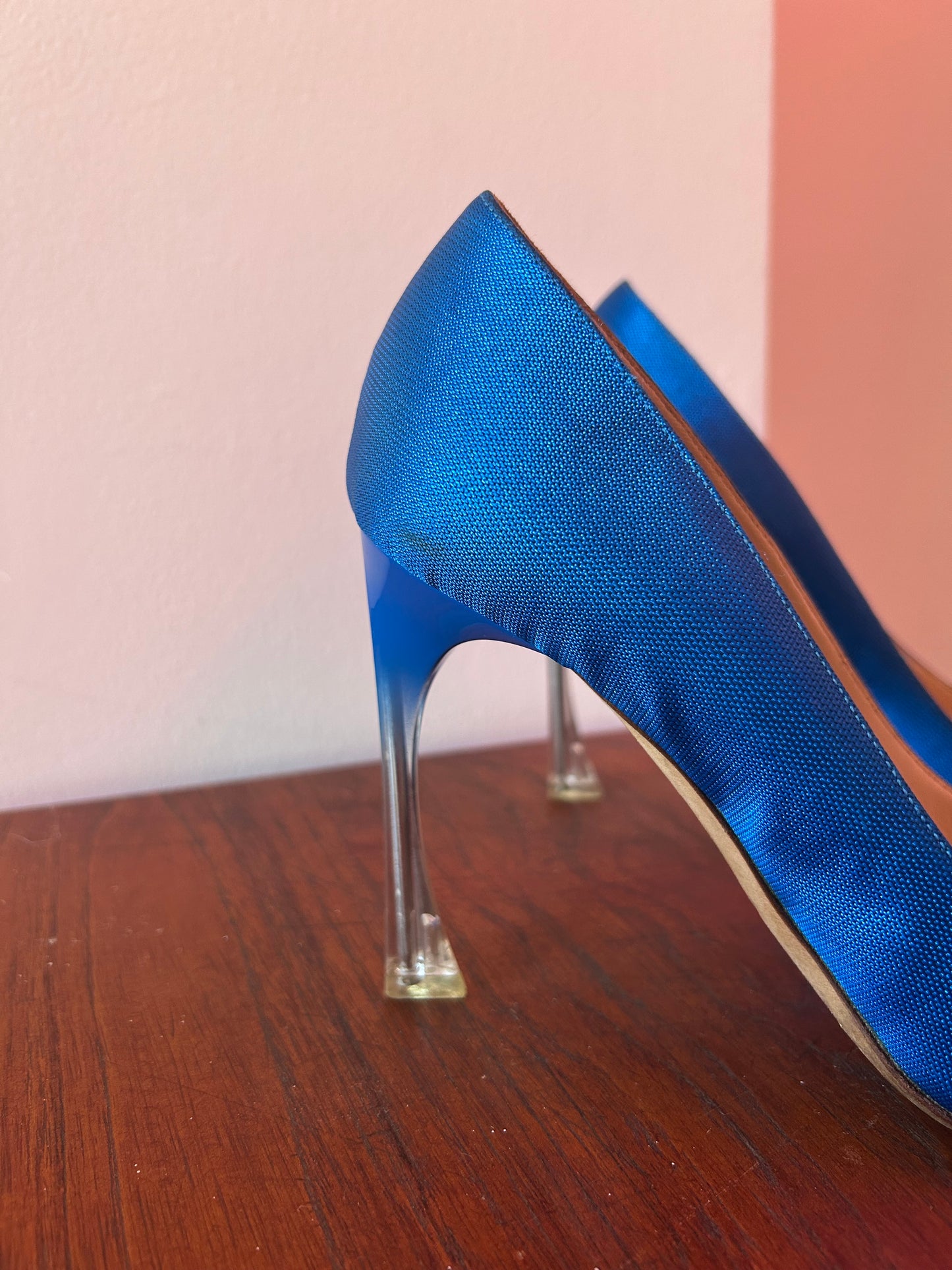 Dior by Raf Simons Electric Blue Heels