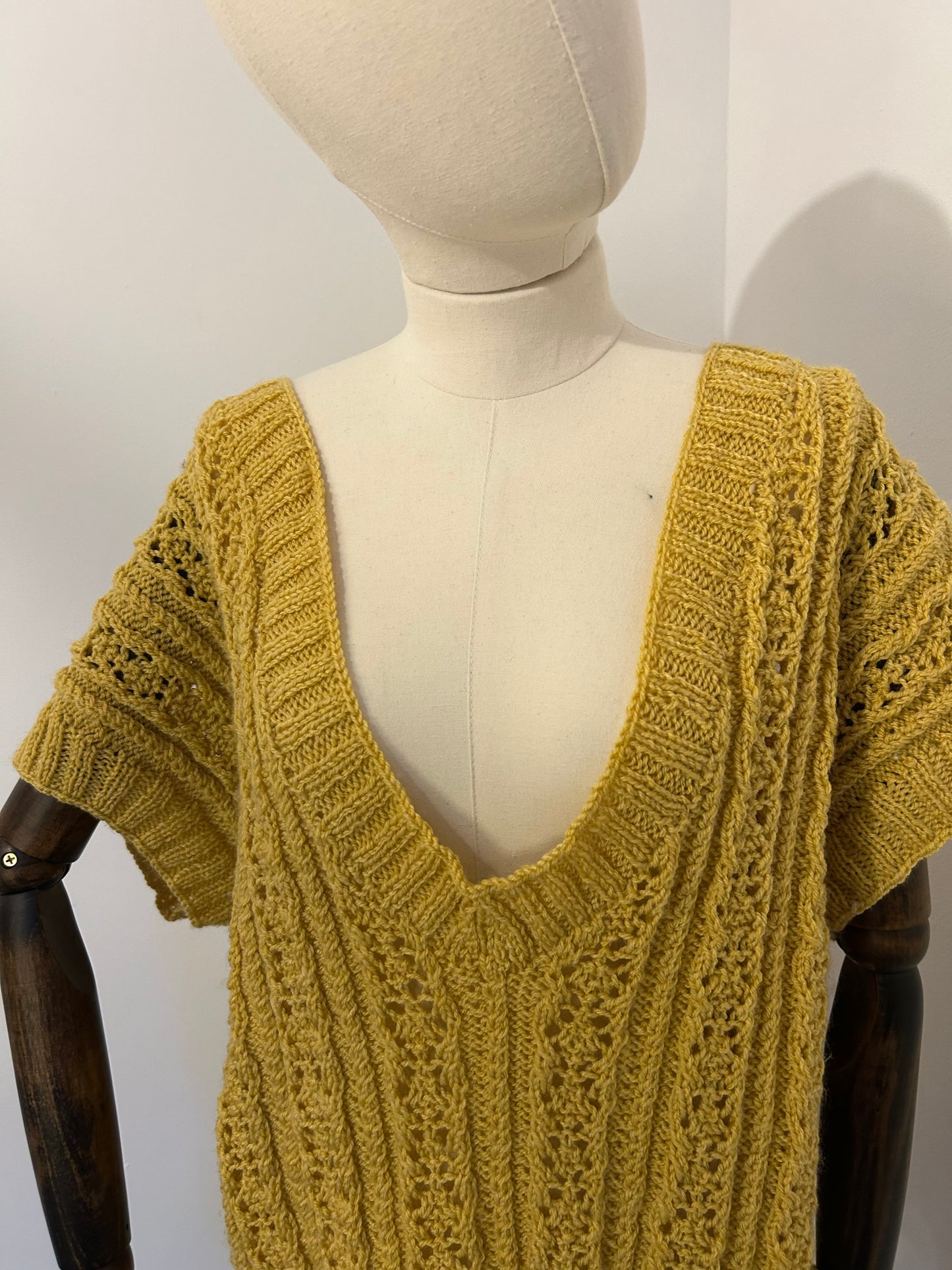 Golden Knitted Tank