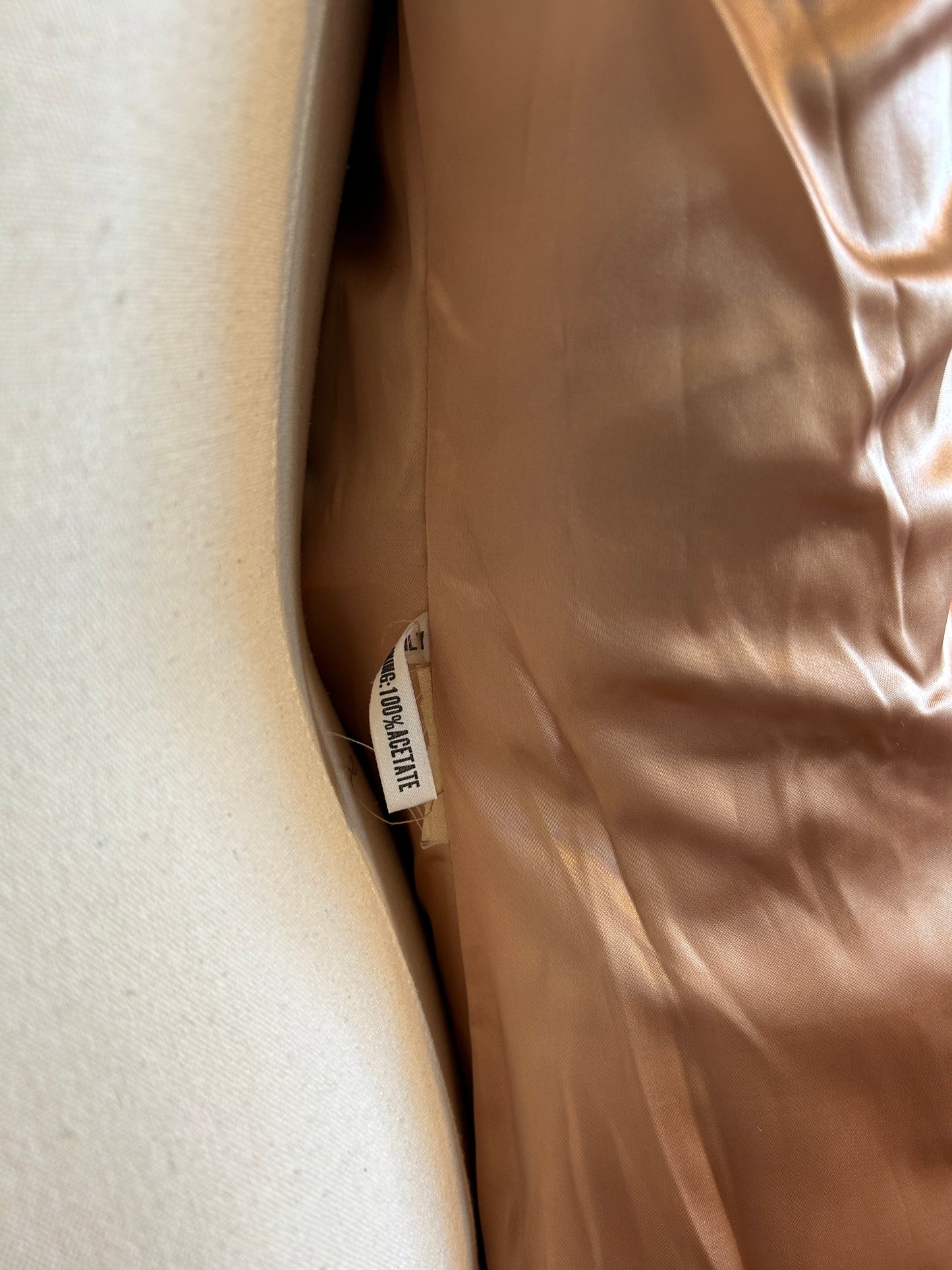 Belted Rabbit Fur Coat