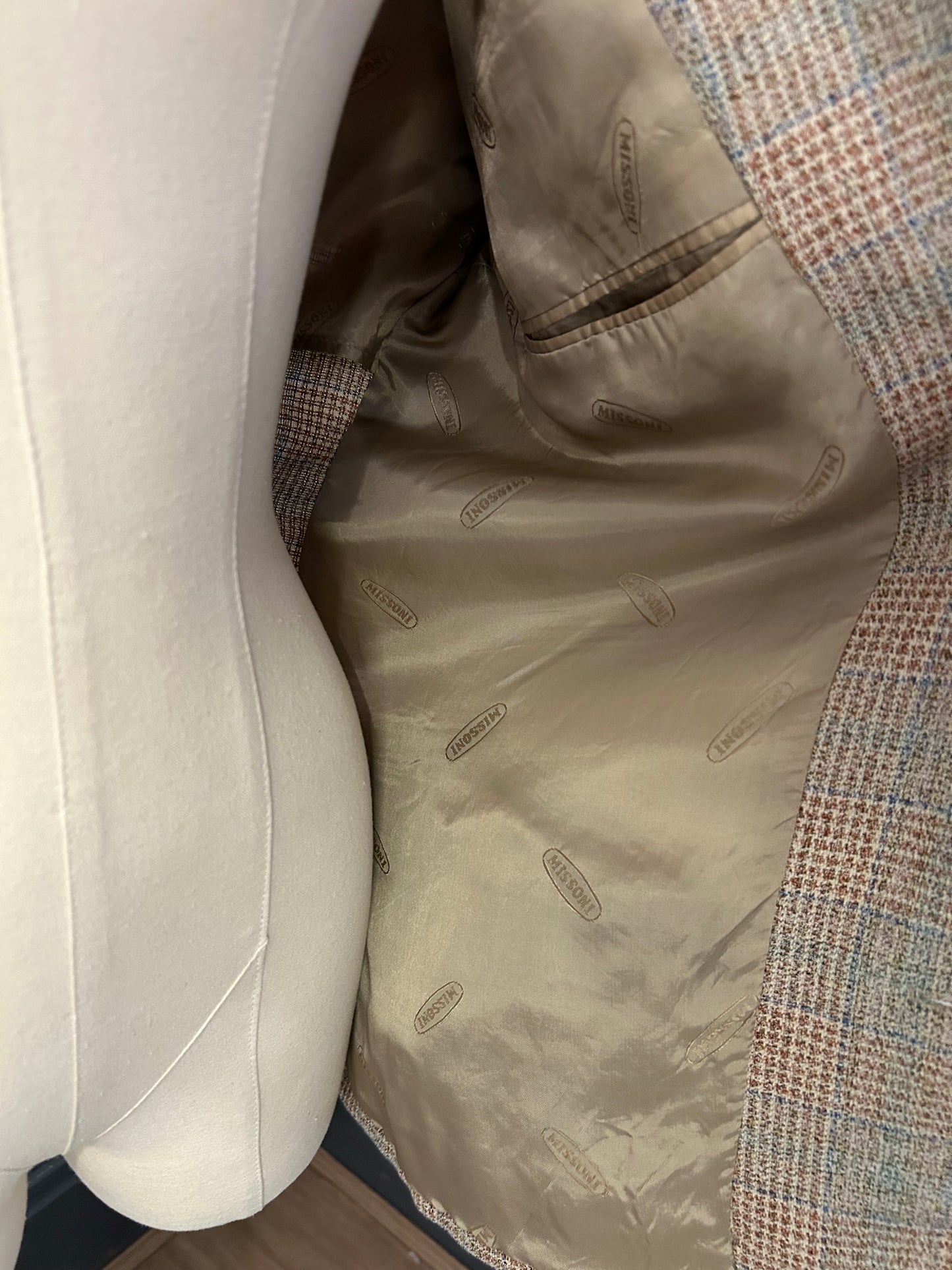 Missoni Beige Check Blazer