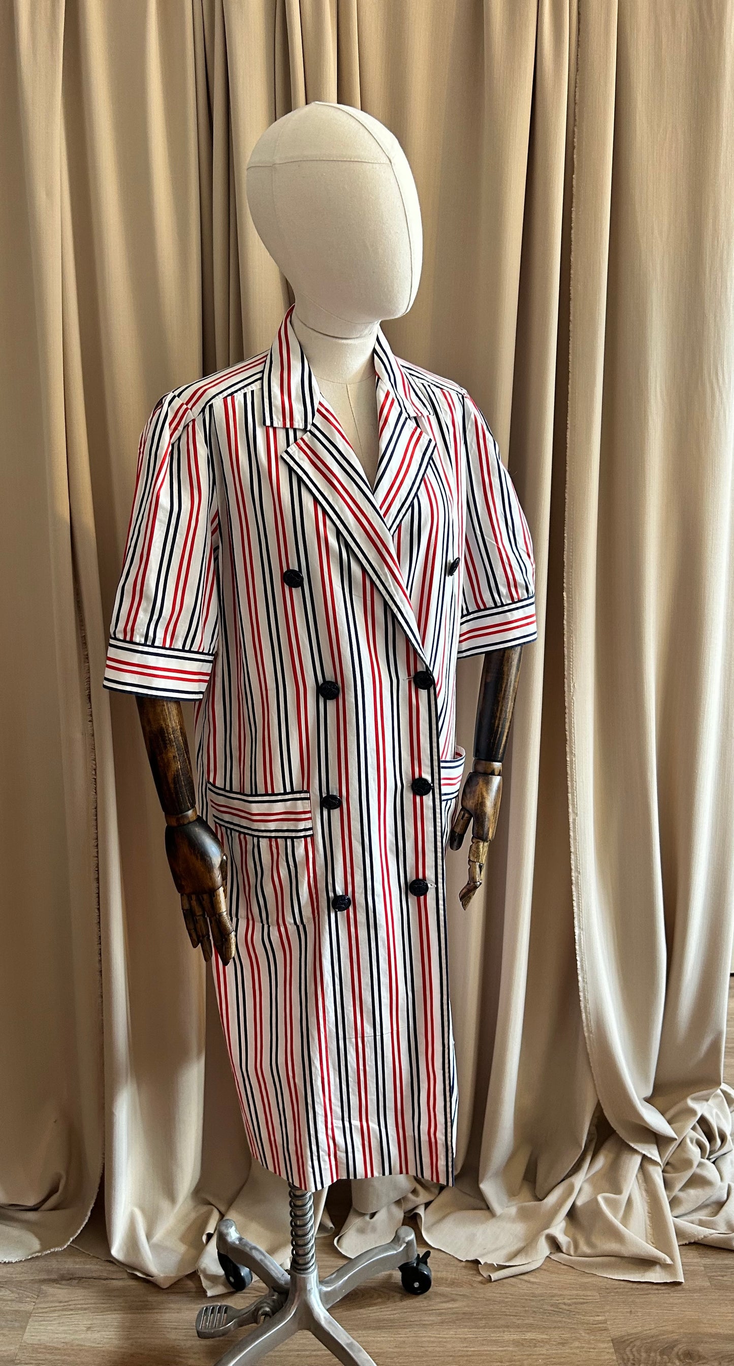 Celine Striped Shirtdress