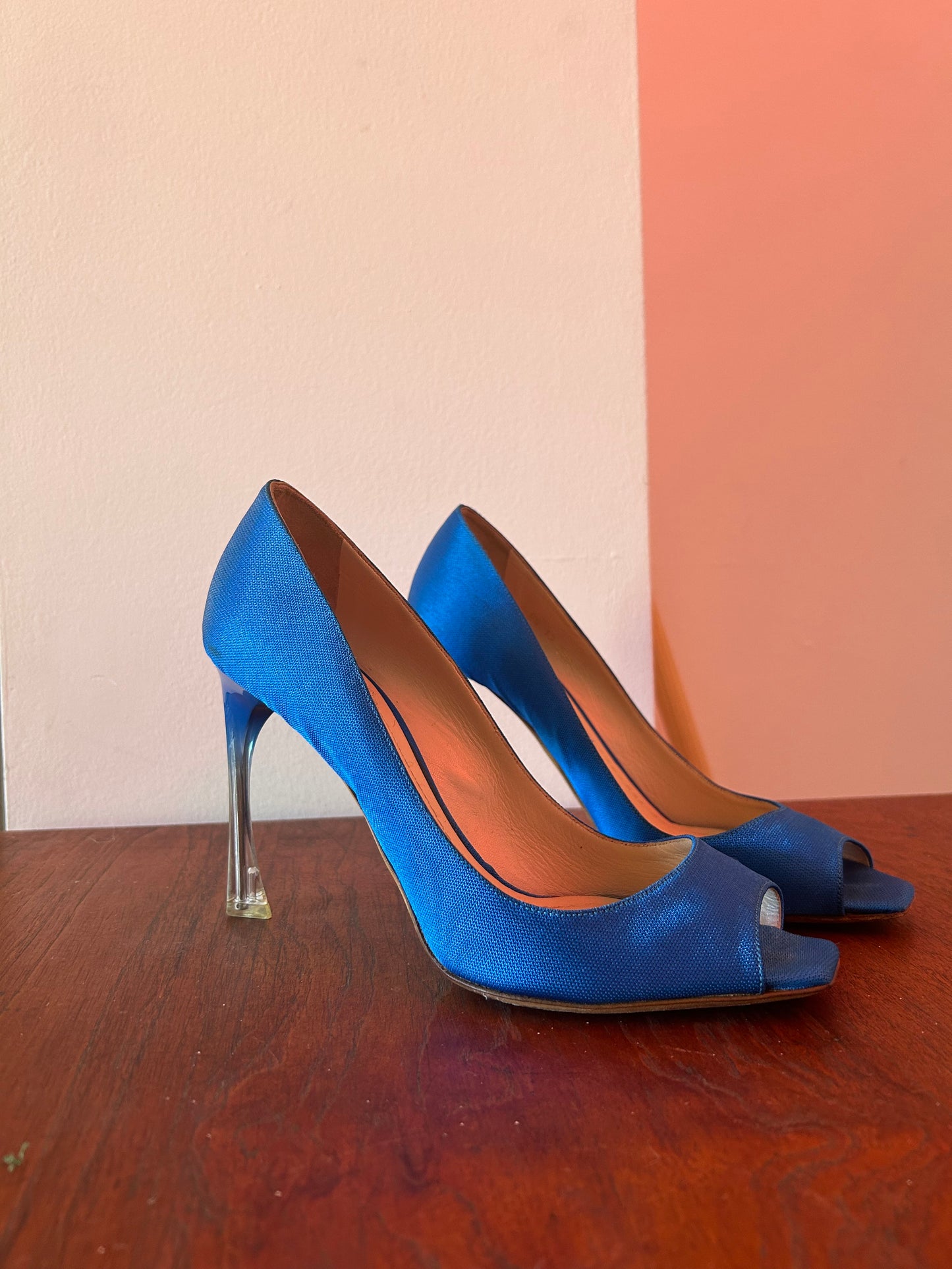 Dior by Raf Simons Electric Blue Heels