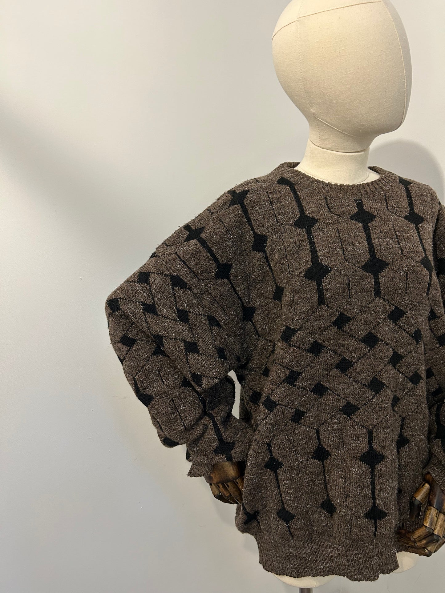 Chocolate Brown Knit Jumper