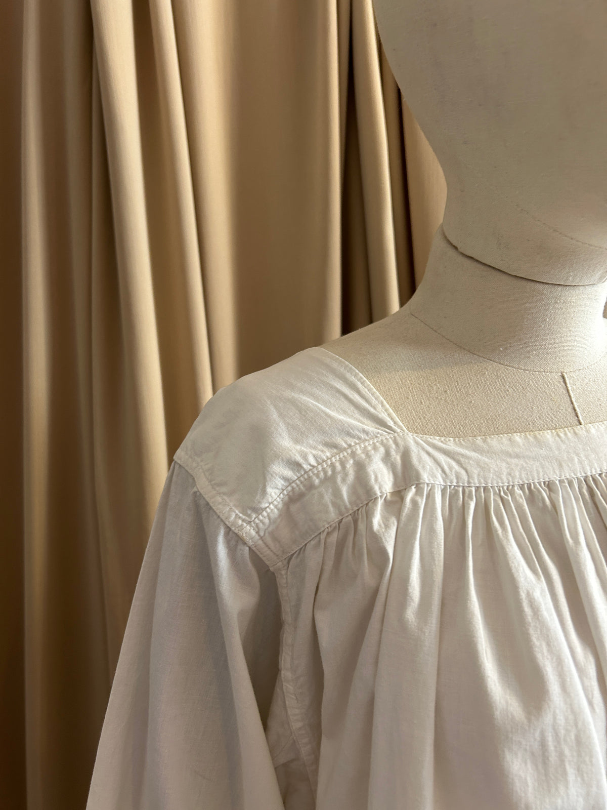 Irish White Cotton Blouse