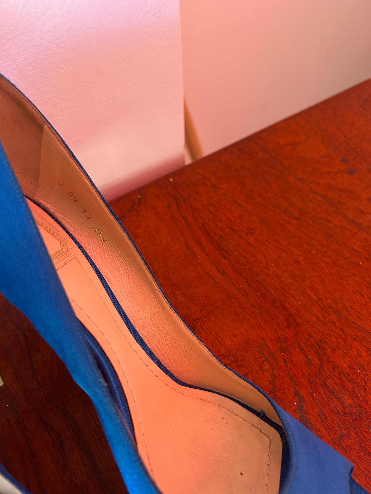 Dior by Raf Simons Electric Blue Heels