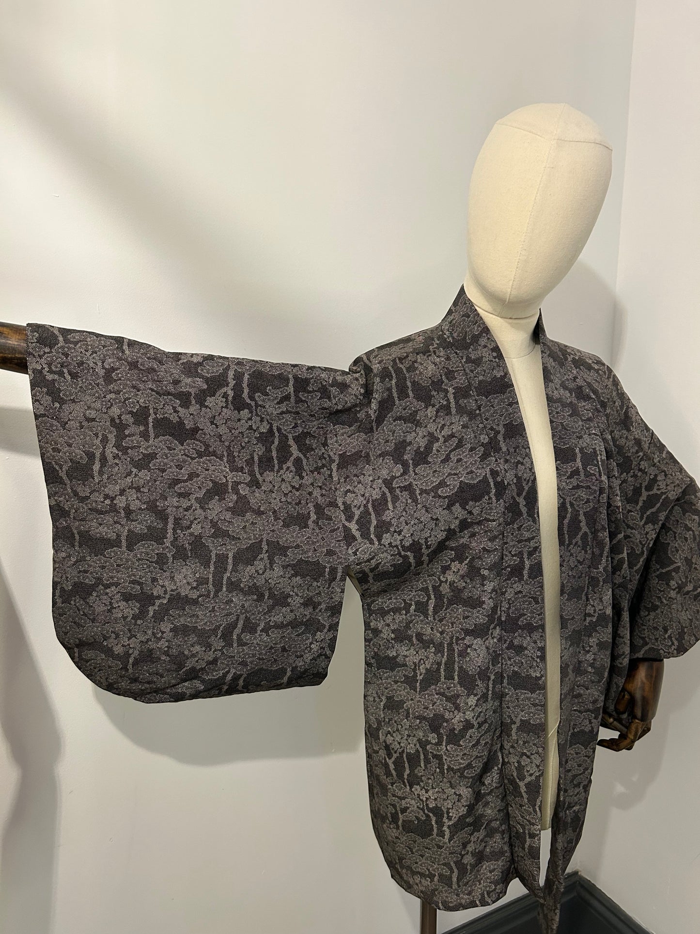 Grey Printed Haori