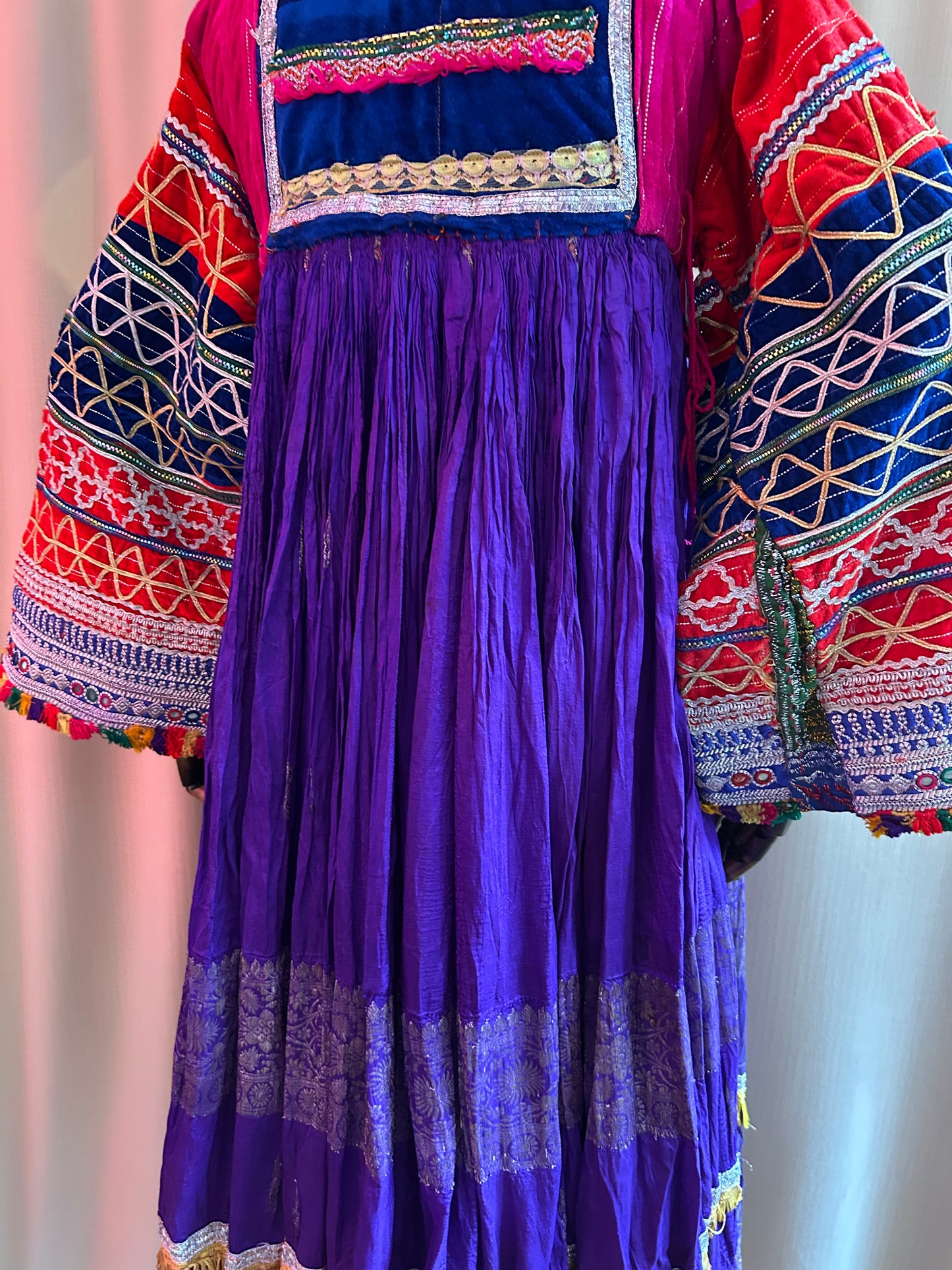 Antique Embroidered Kuchi Dress