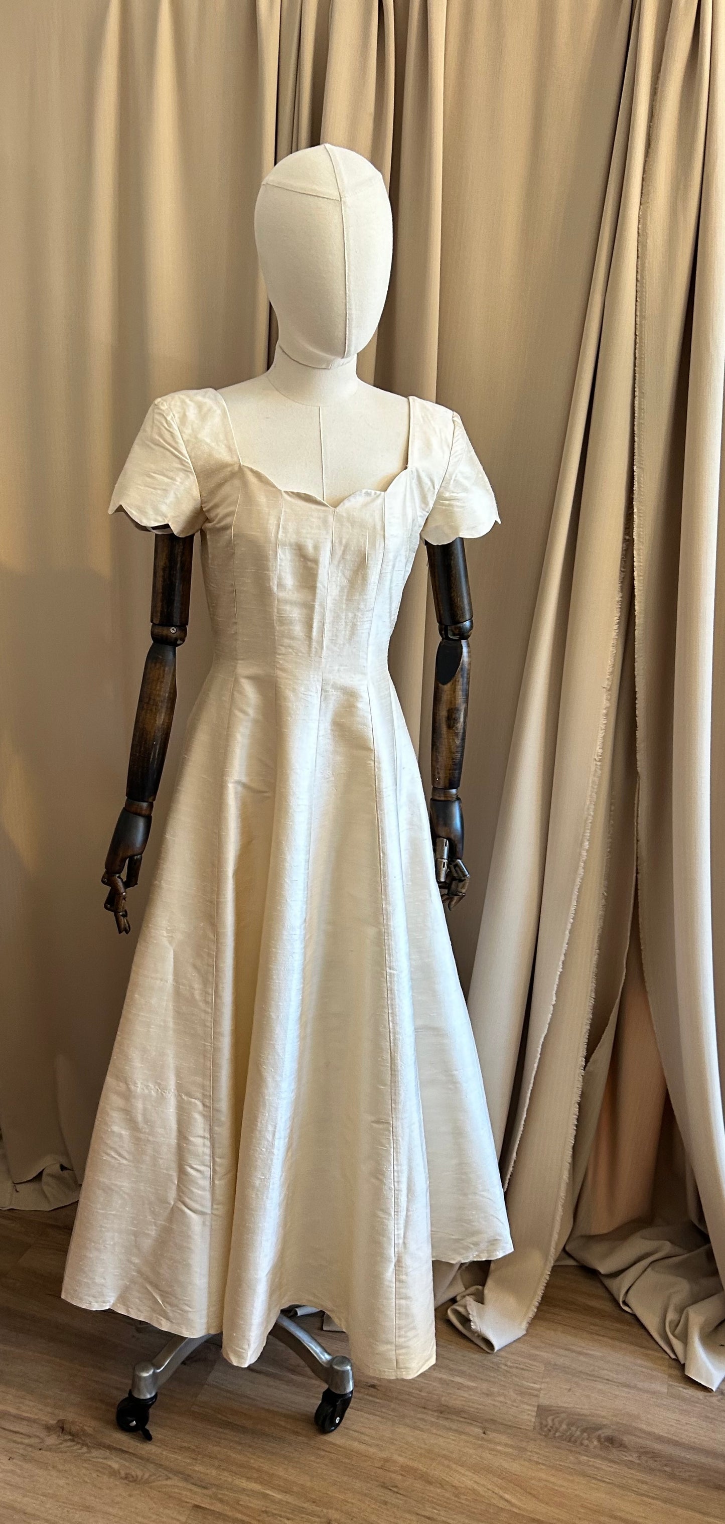 Silk Bridal Gown