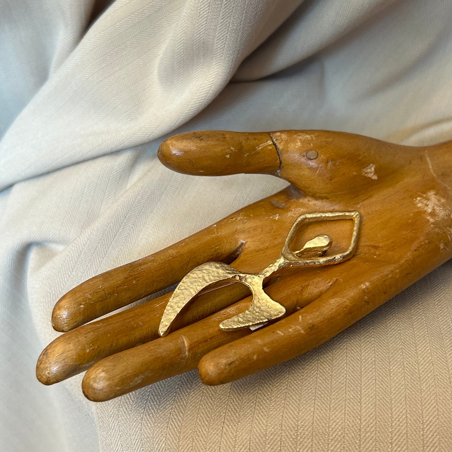 Modernist Human Brooch