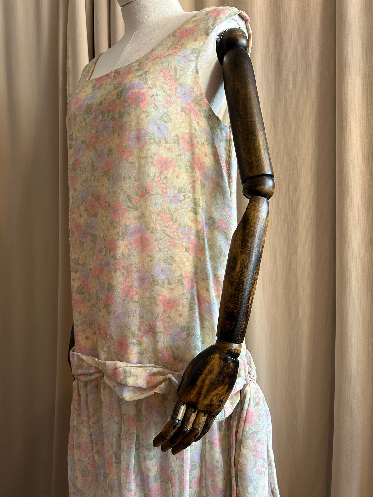 Floral Drop Waist Dress