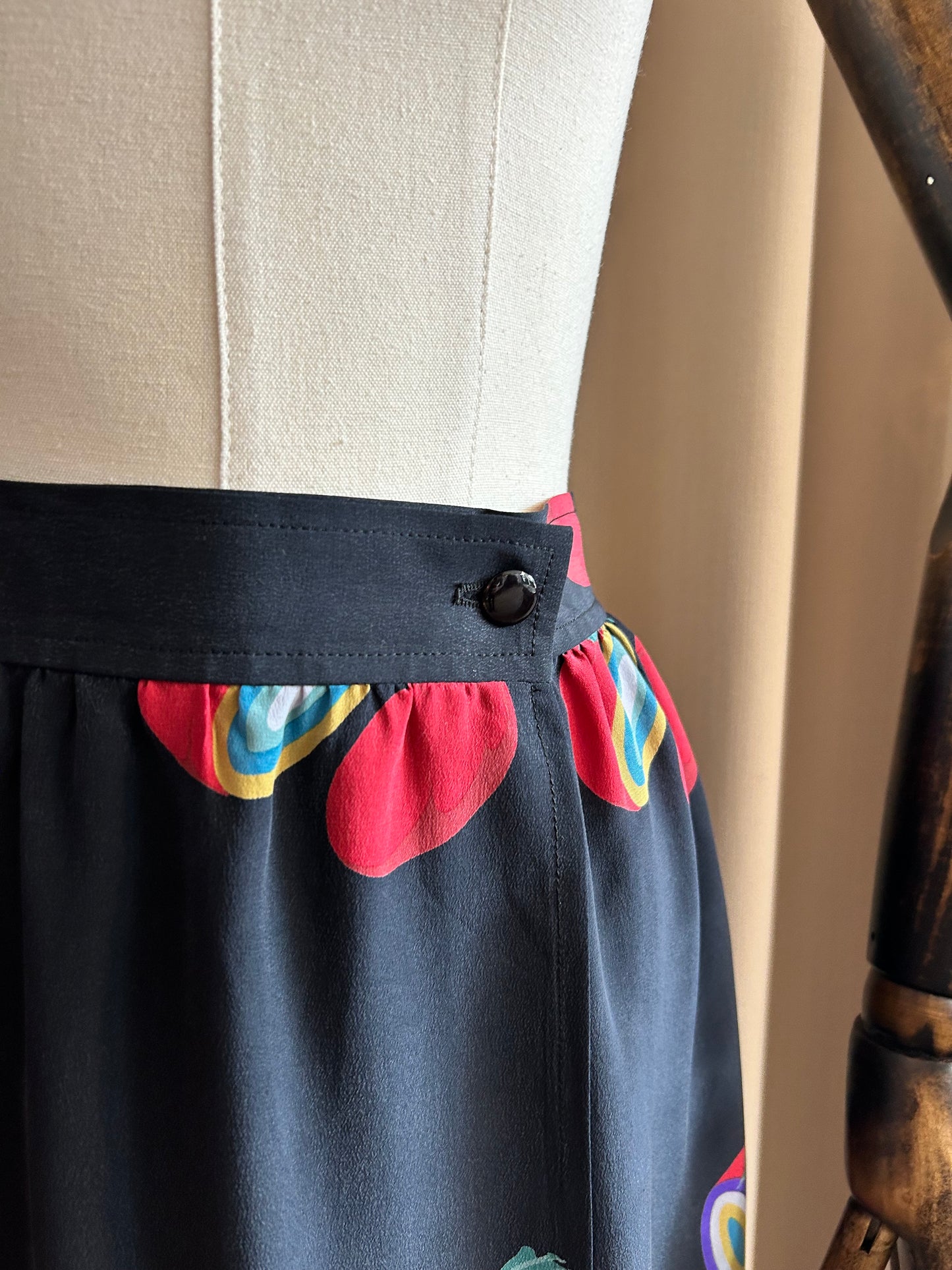 Ungaro Silk Wrap Skirt