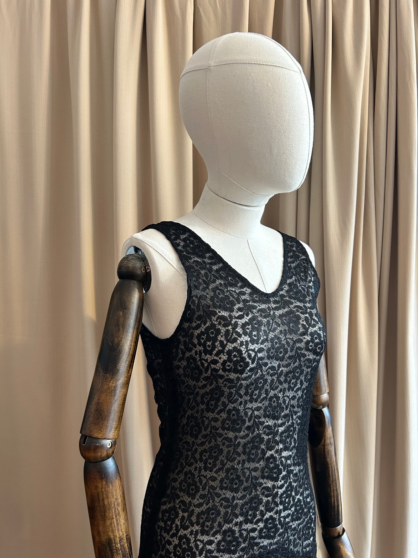 30s Sheer Lace Gown