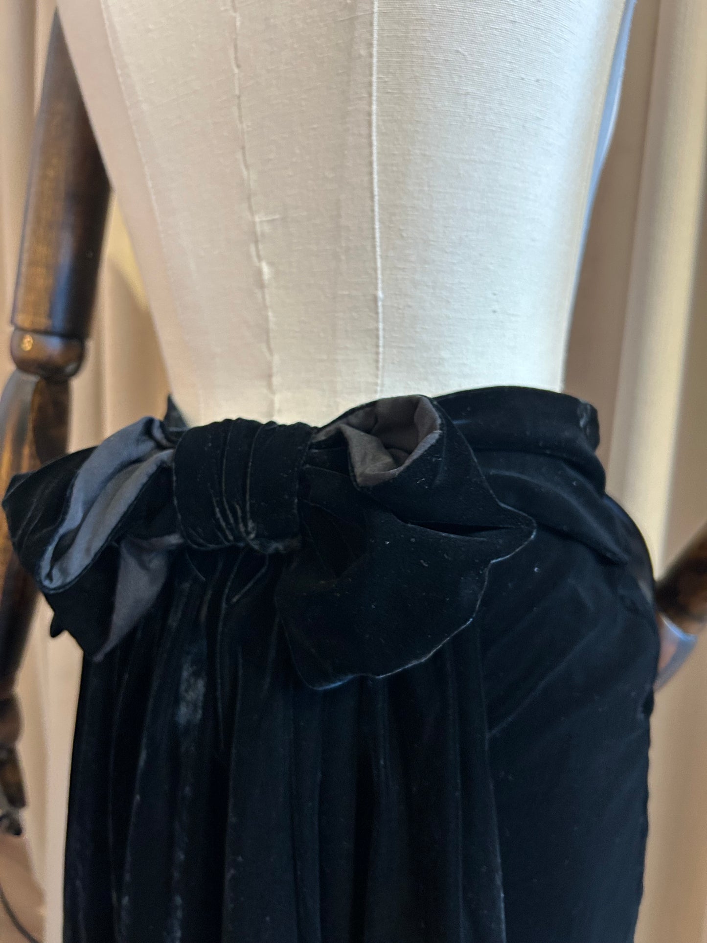 Jean Paul Gaultier Velvet Skirt
