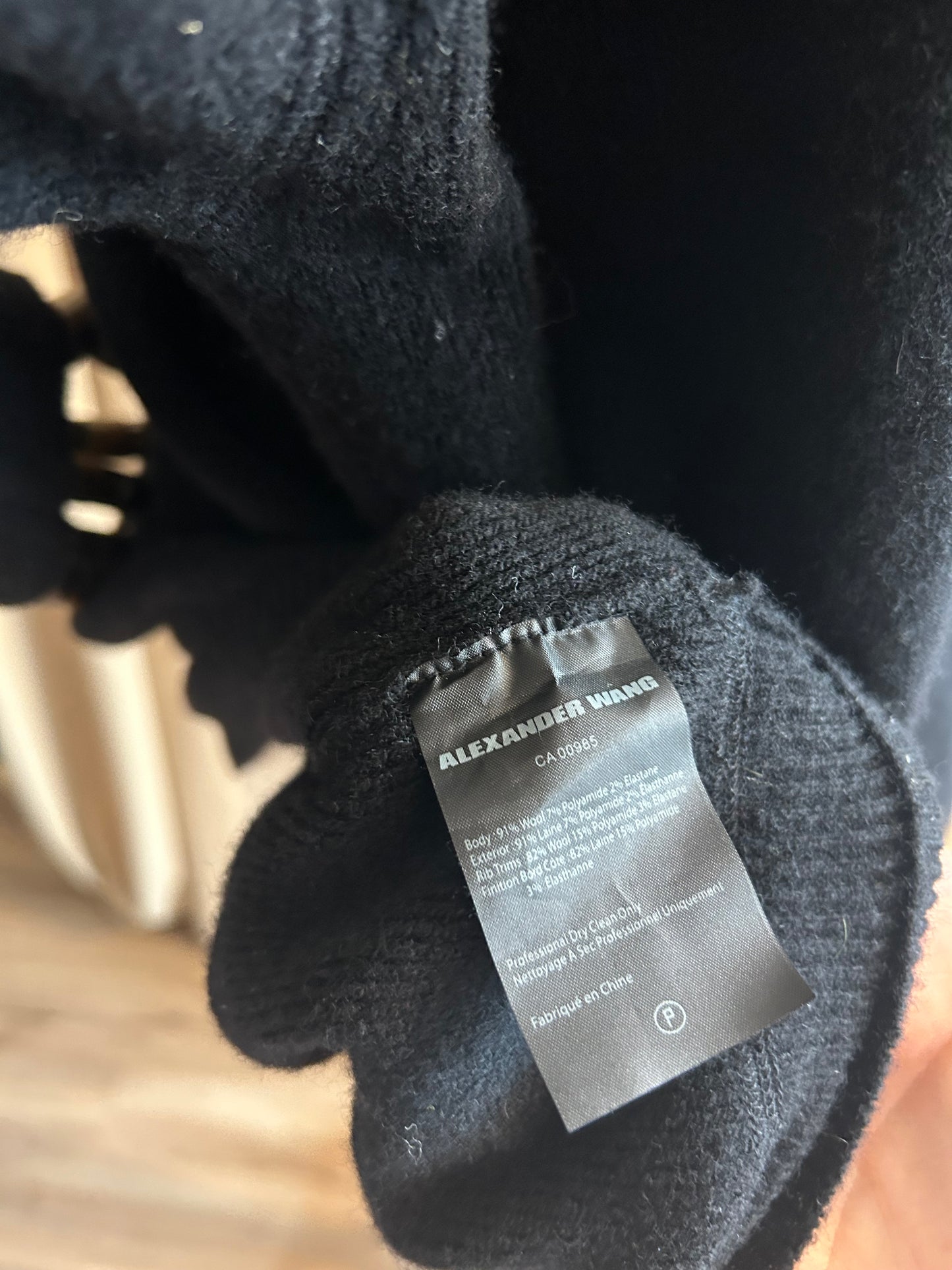 Alexander Wang Rhinestone Rollneck